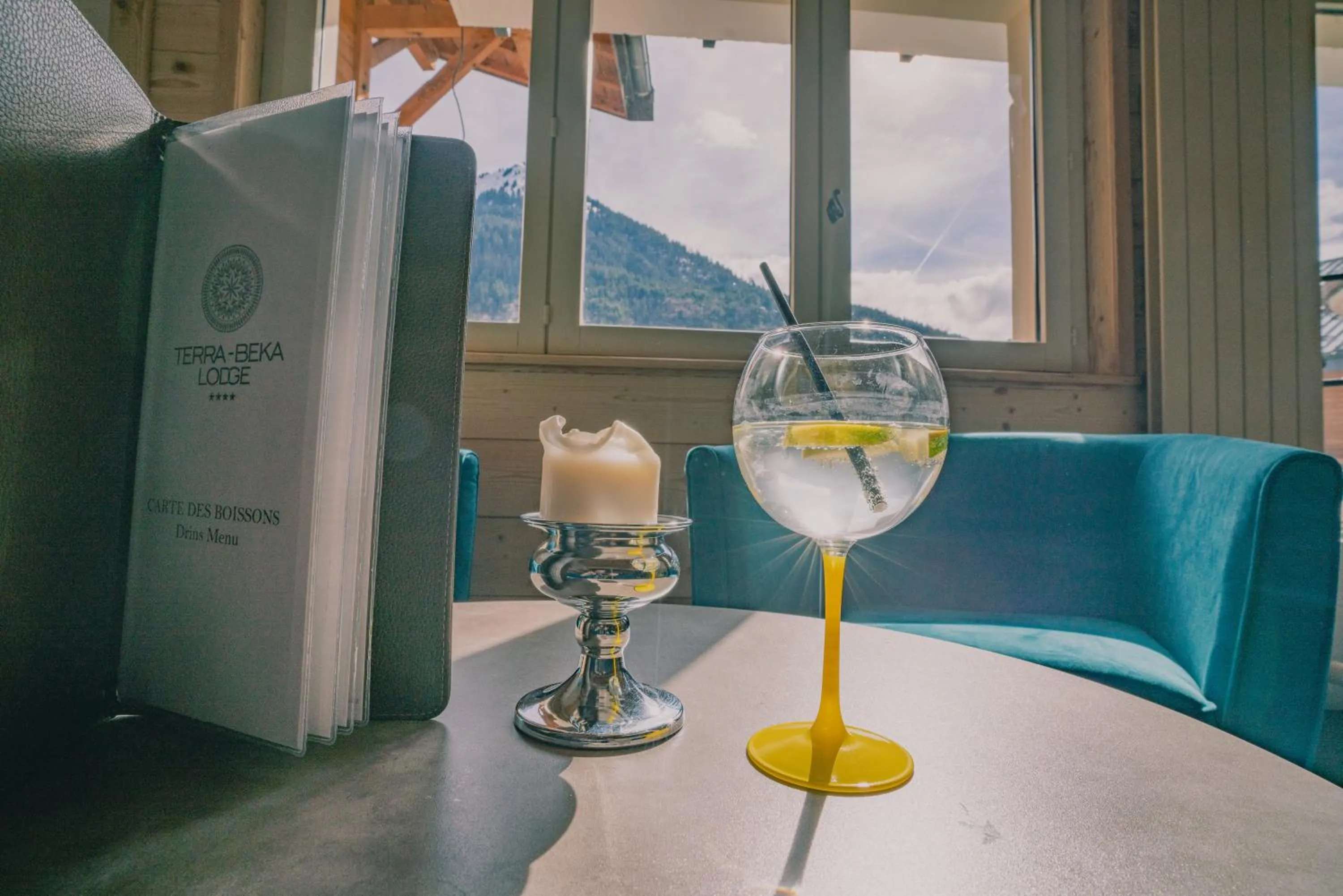 Living room in Terra-Beka Lodge