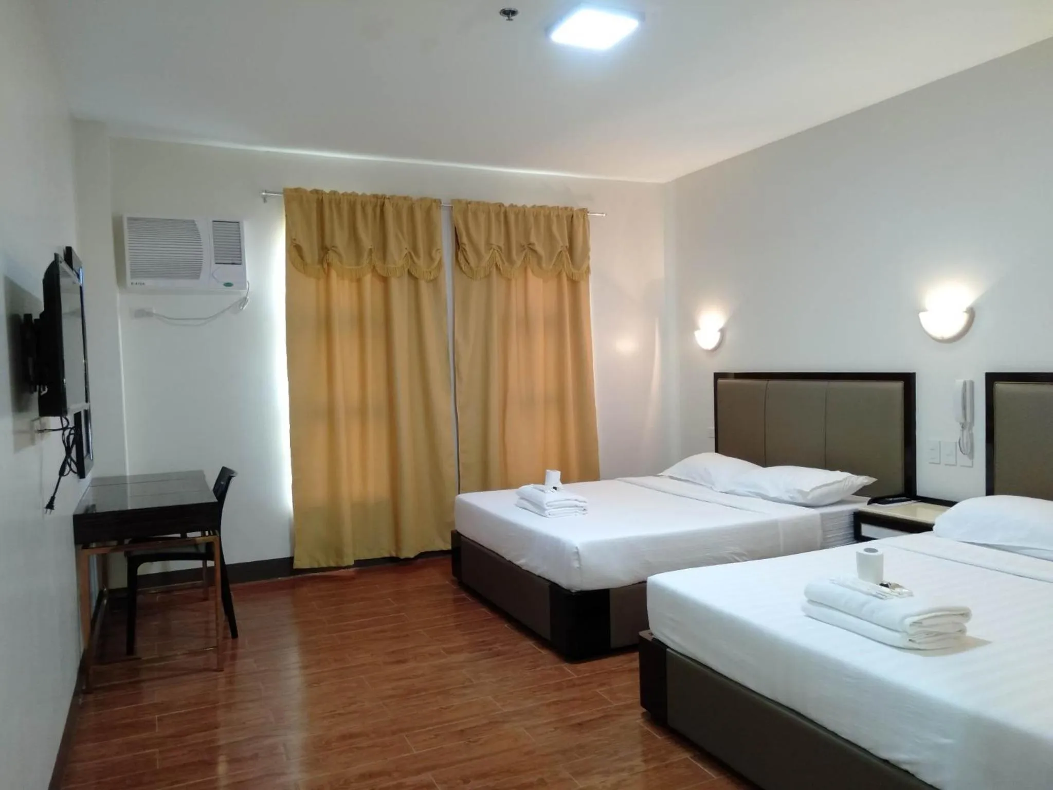Shower, Bed in Meaco Royal Hotel- Aparri