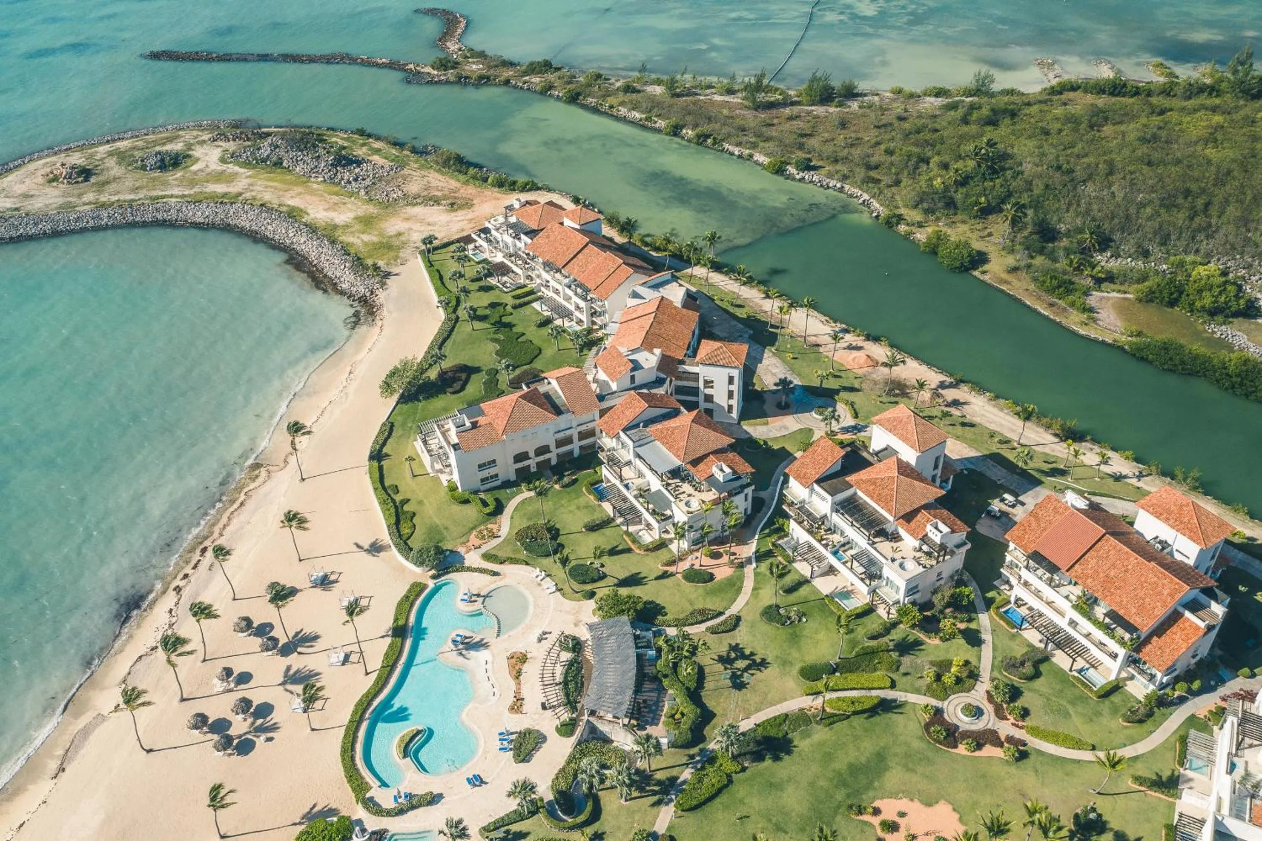 Property building in Ocean View 1 BR Apartment at Punta Palmera DB7