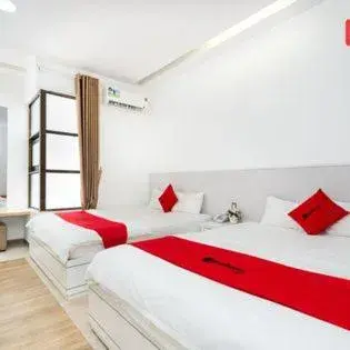 City view, Bed in Khanh Linh Hotel City view, Bed in Khanh Linh Hotel