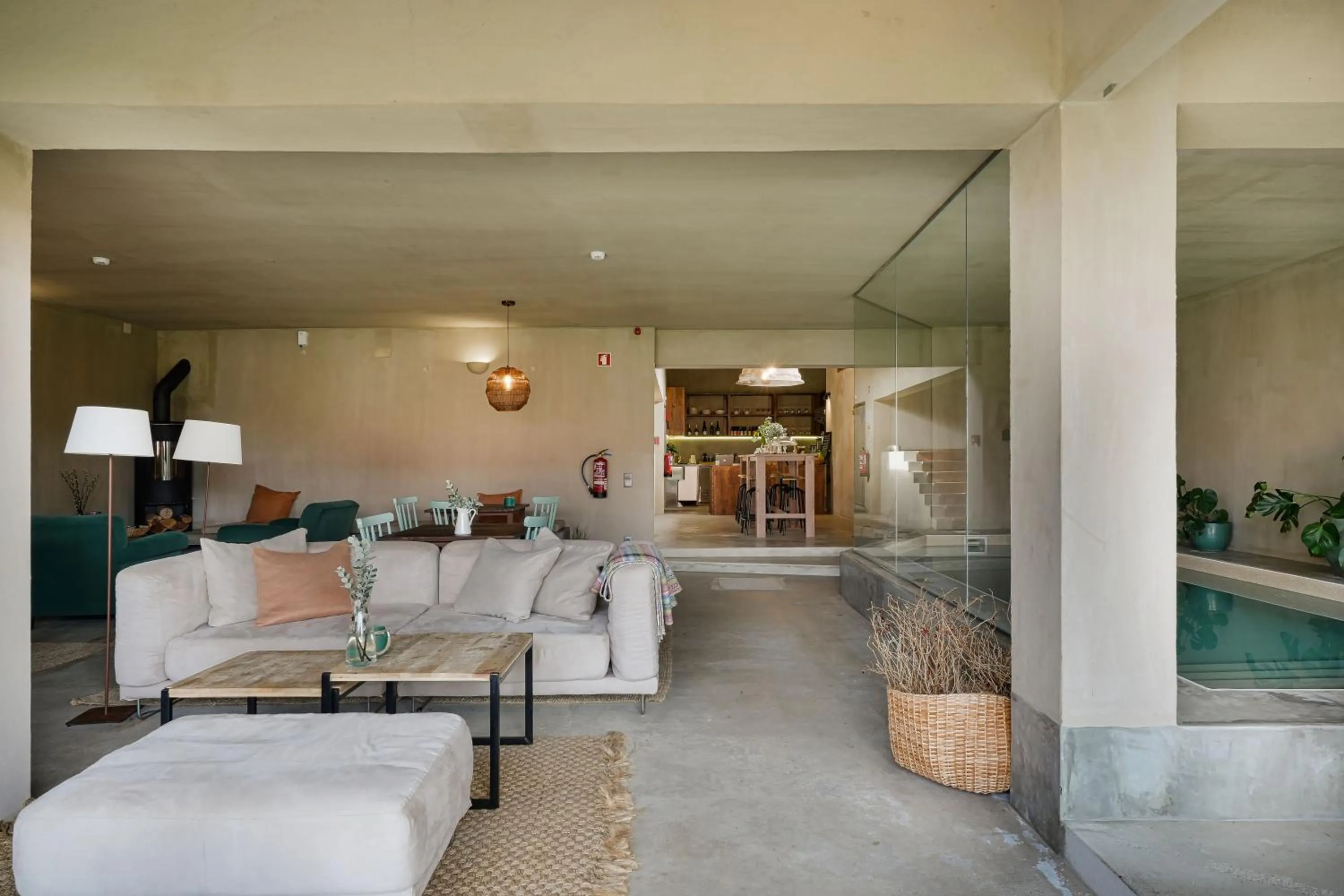 Living room in Azenhas do Mar Valley House