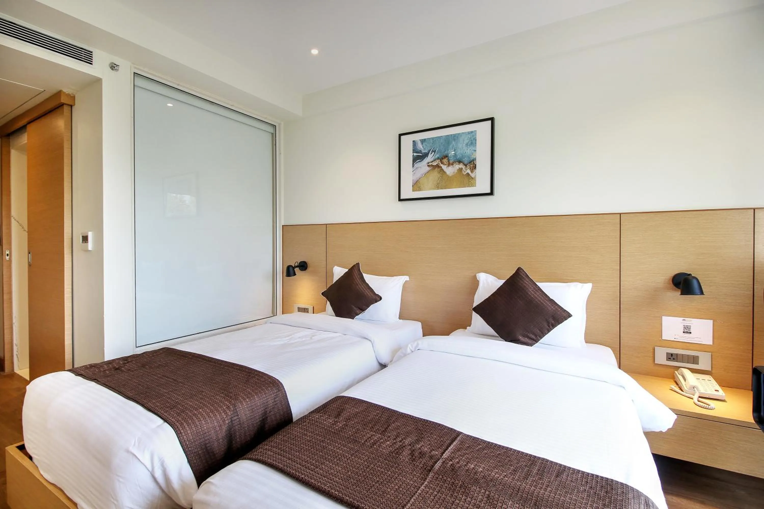 Bed in Hotel Mumbai House Ghansoli, Navi Mumbai