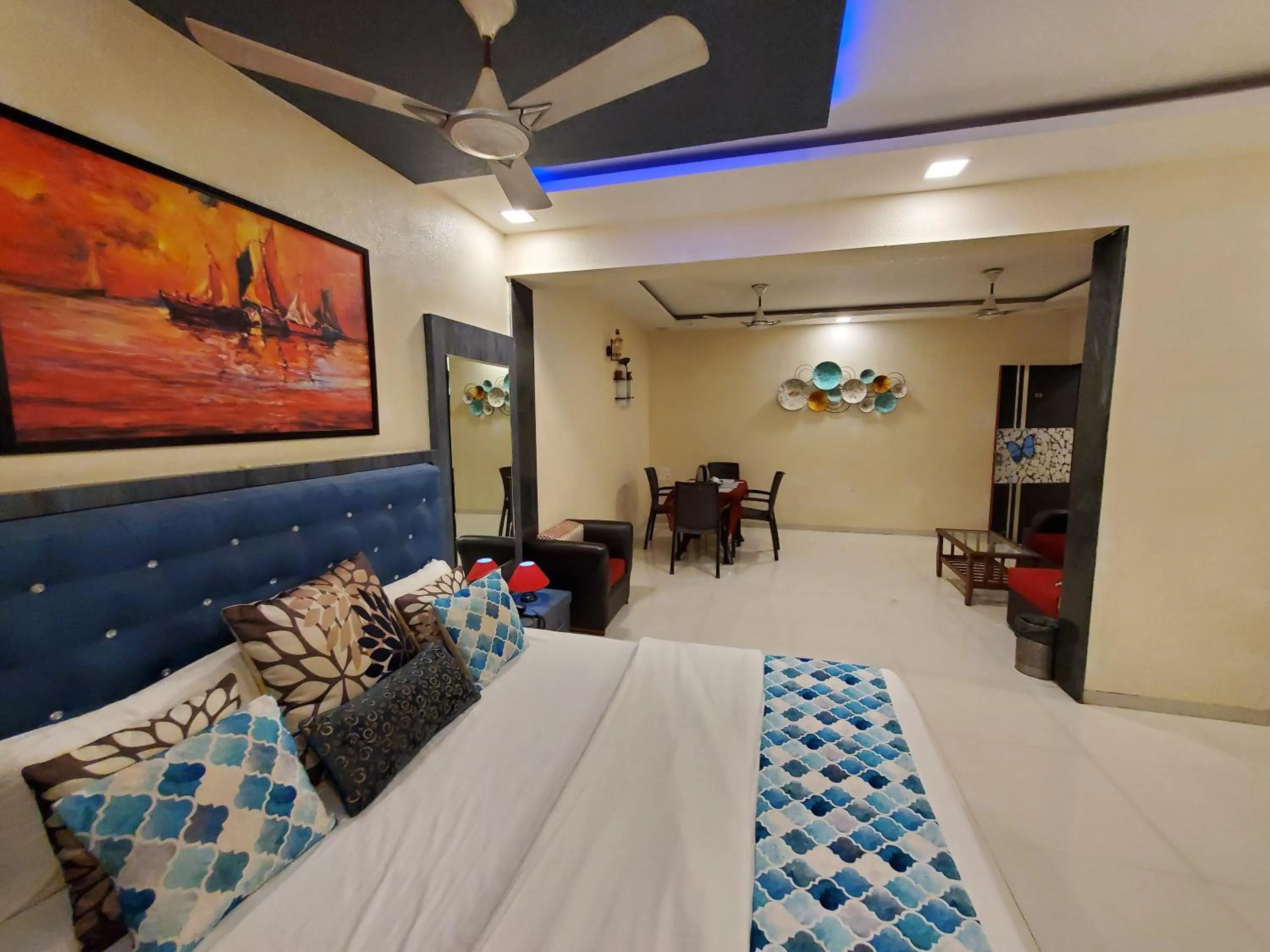 Photo of the whole room, Bed in Hotel Mari Aai Residency