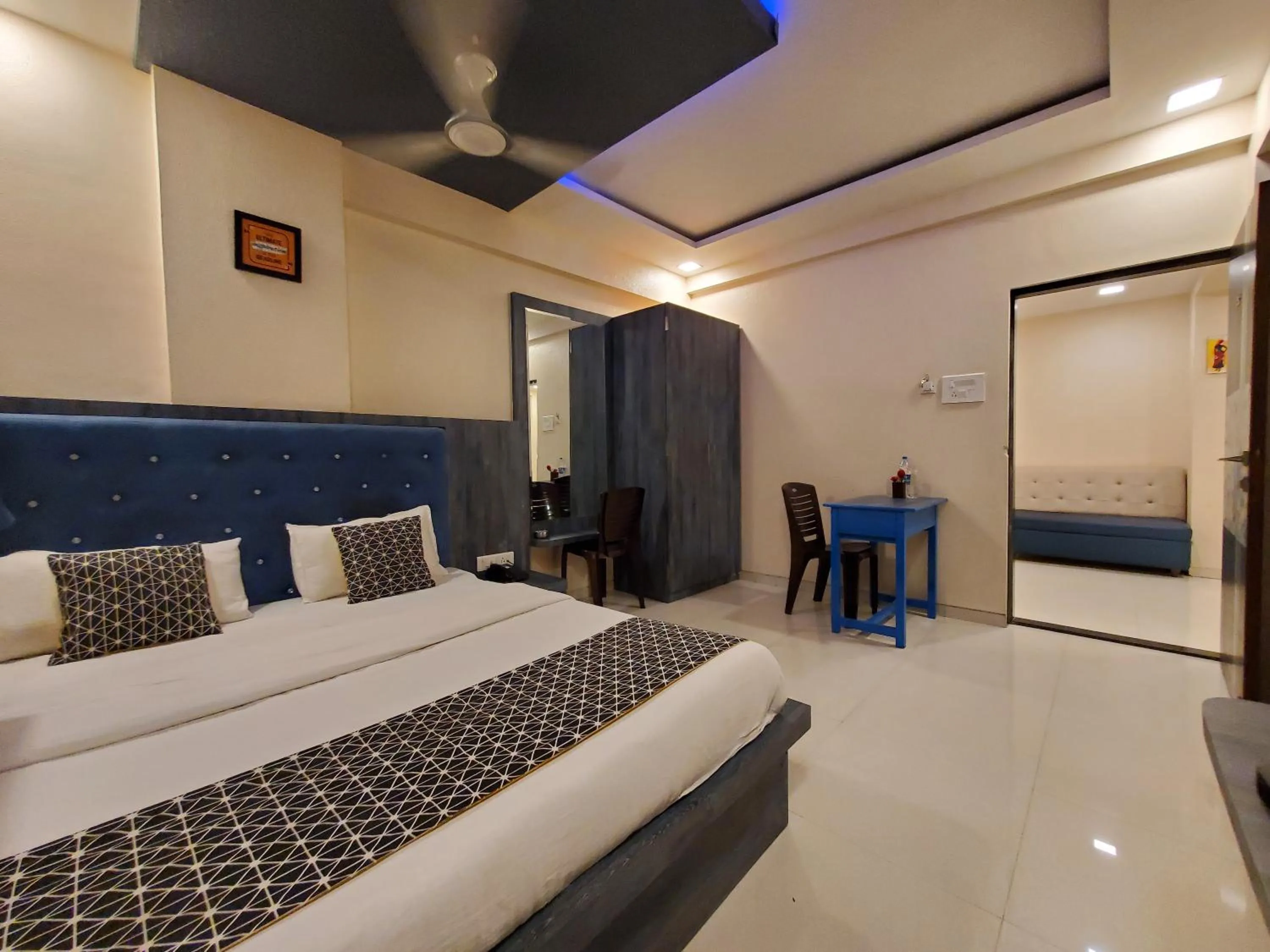 Photo of the whole room, Bed in Hotel Mari Aai Residency