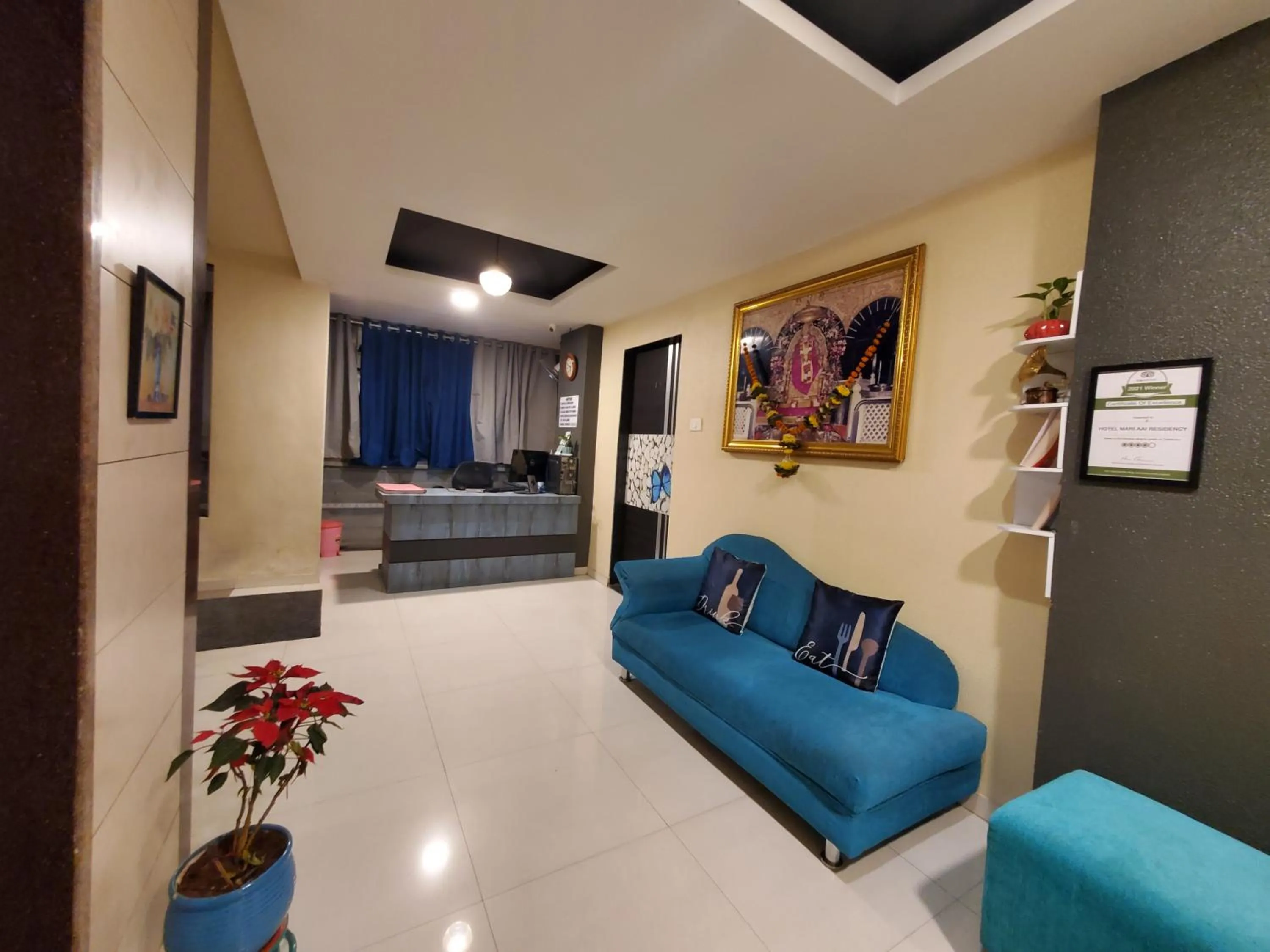 Lobby or reception in Hotel Mari Aai Residency