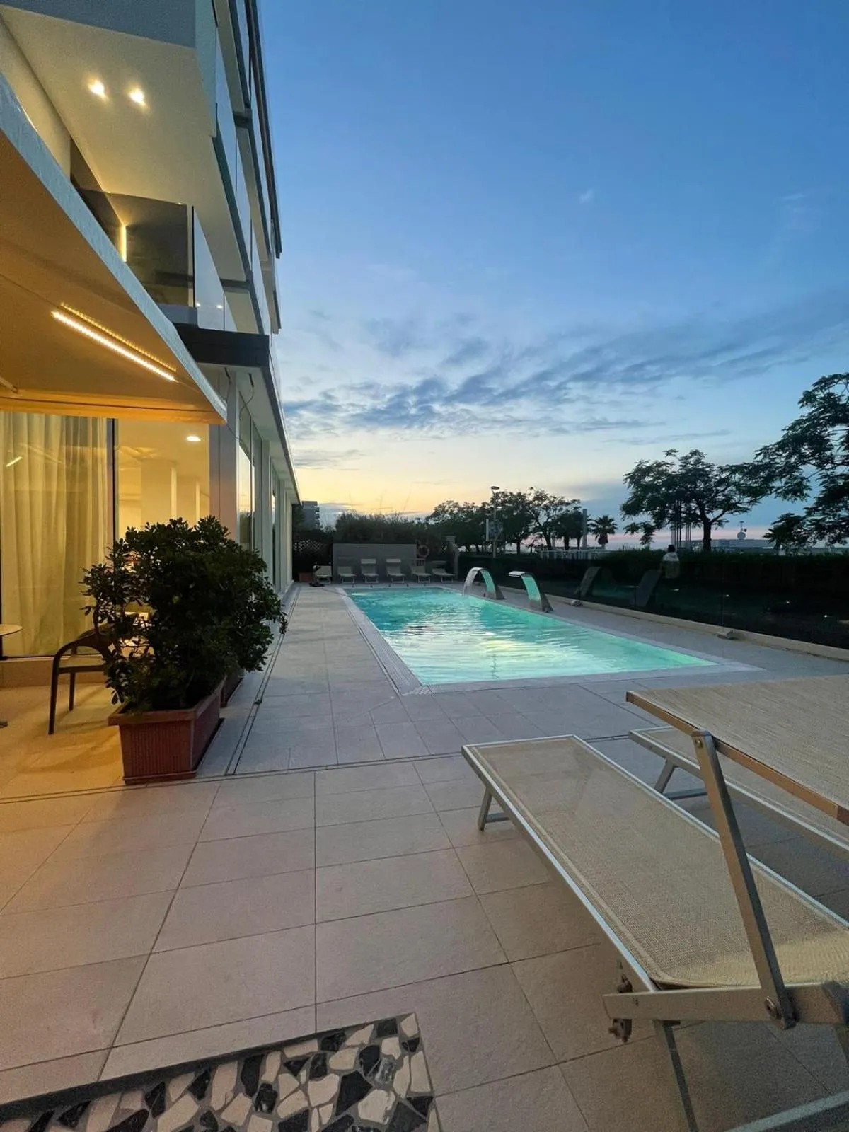 Swimming pool in Hotel Ascot Riccione