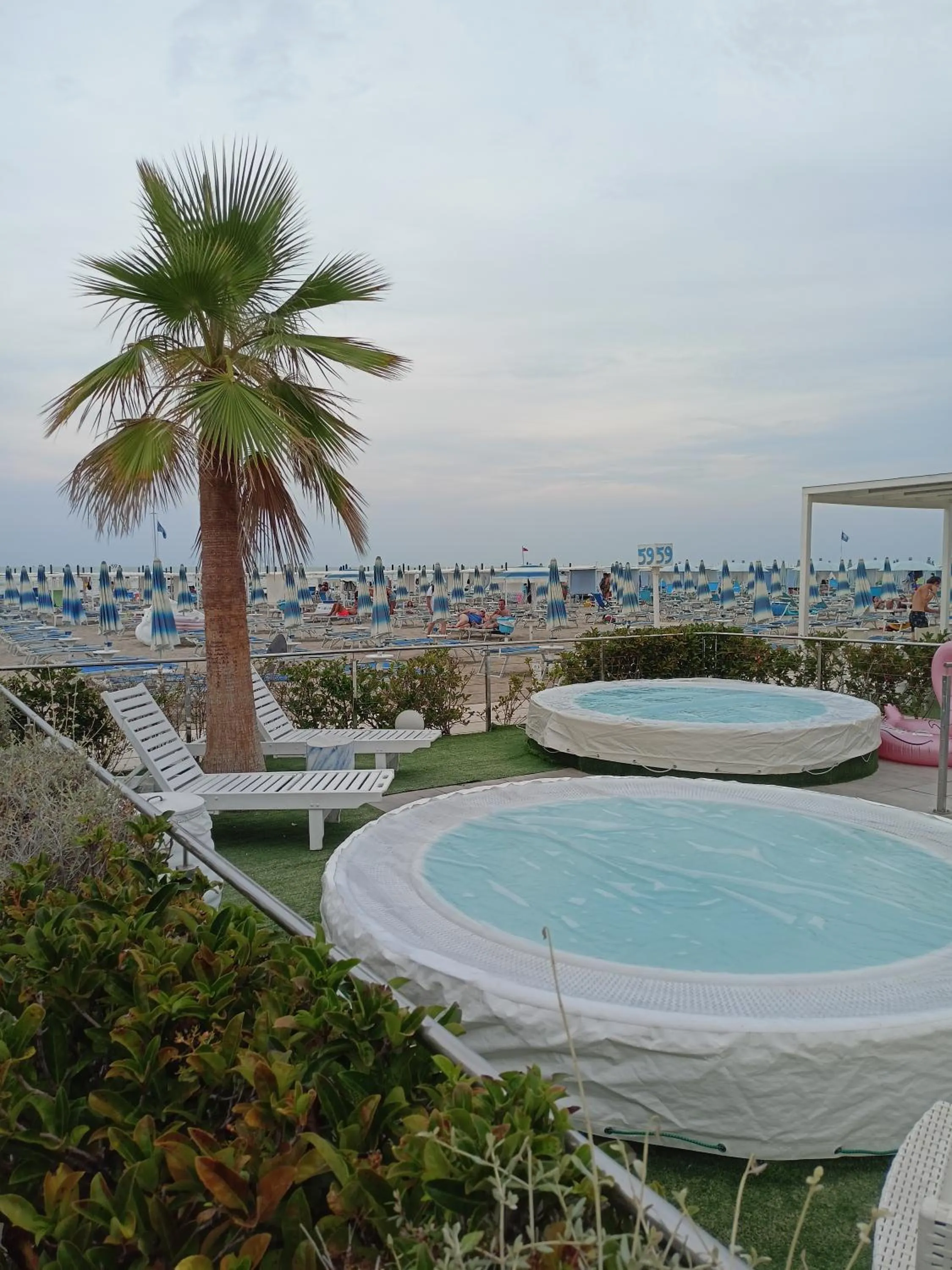 Beach in Hotel Ascot Riccione