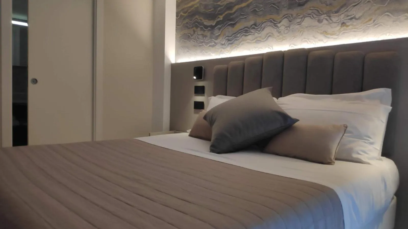 Bedroom, Bed in Hotel Ascot Riccione