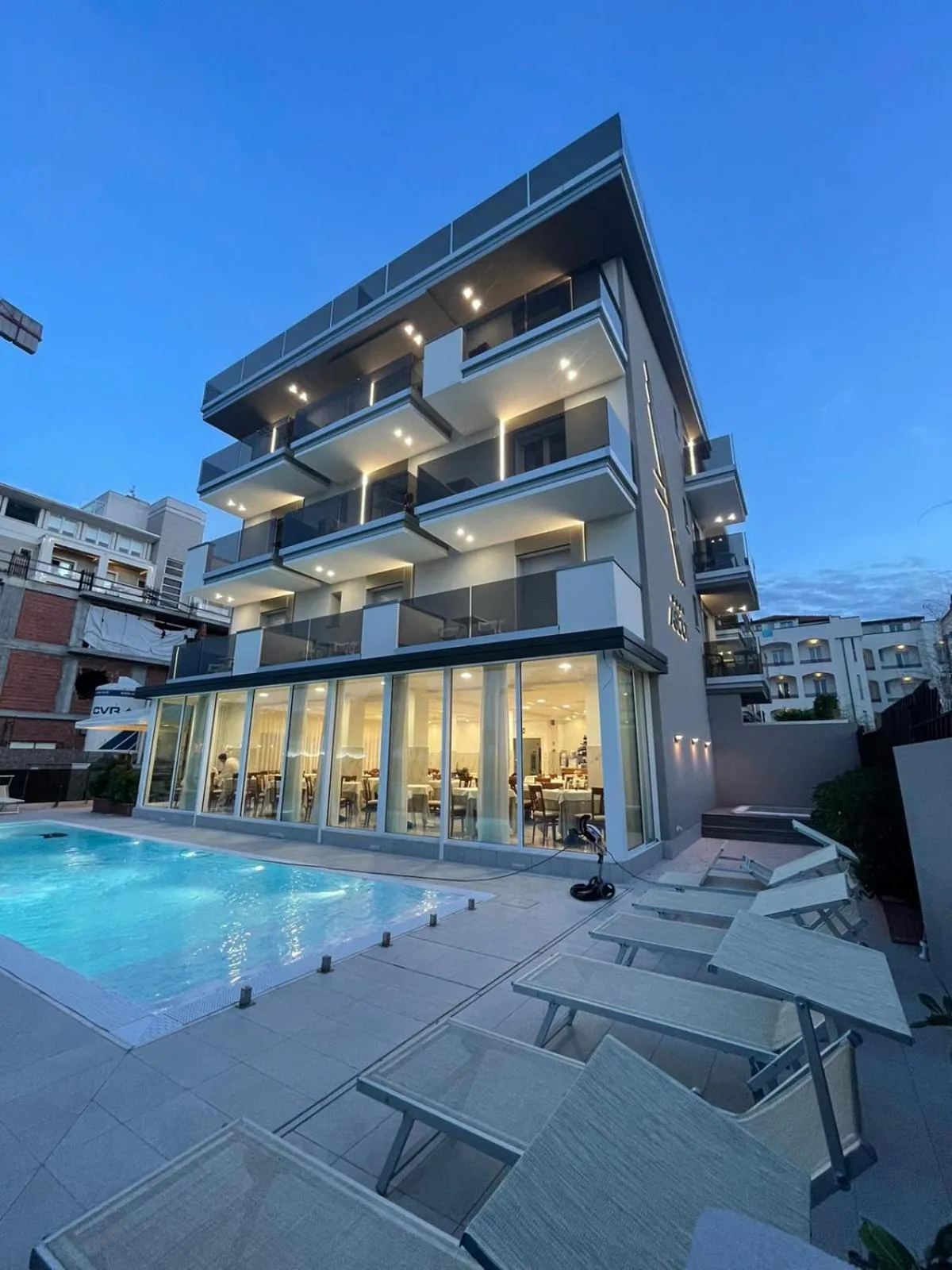 Property building in Hotel Ascot Riccione
