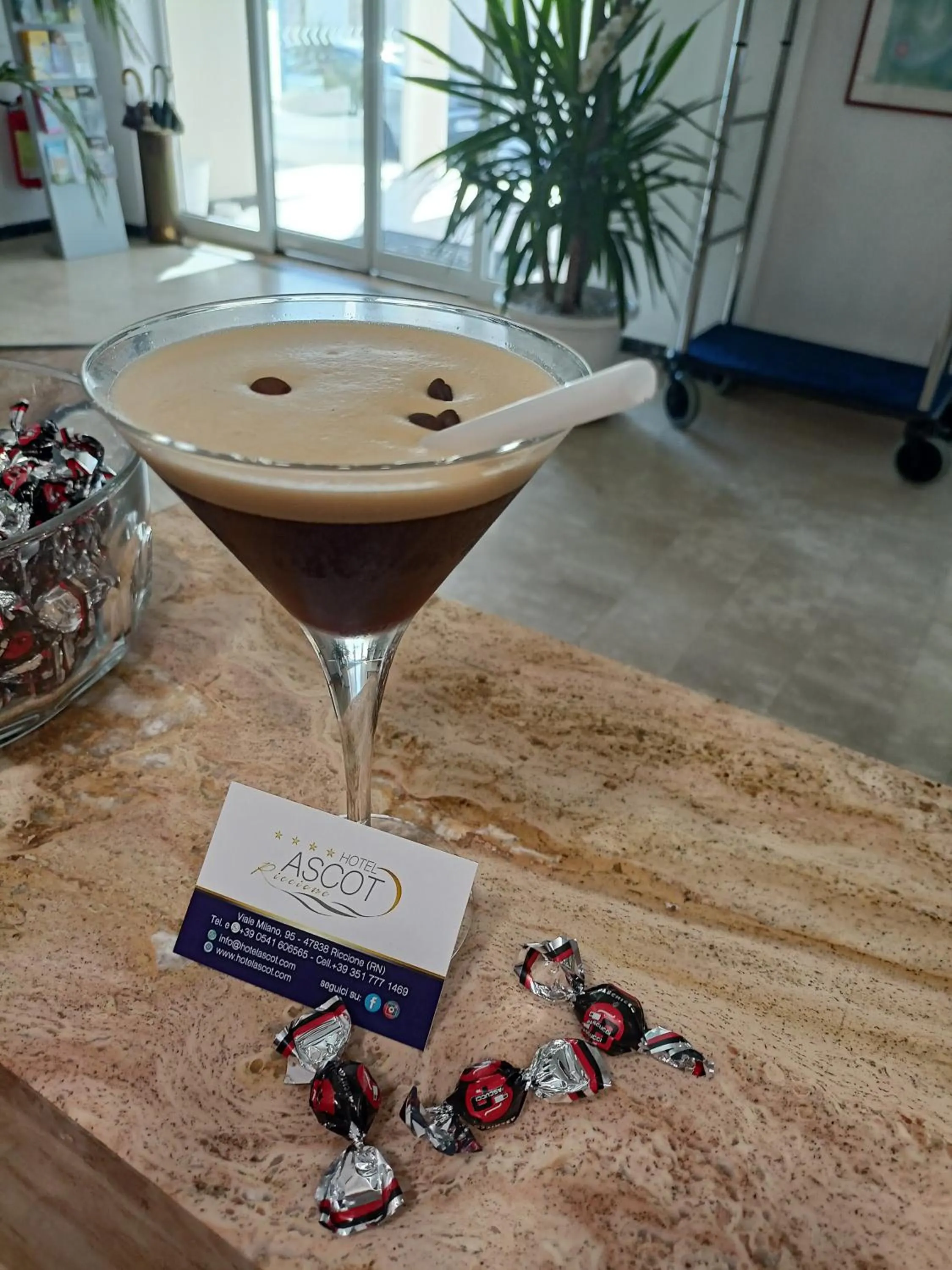 Lounge or bar in Hotel Ascot Riccione