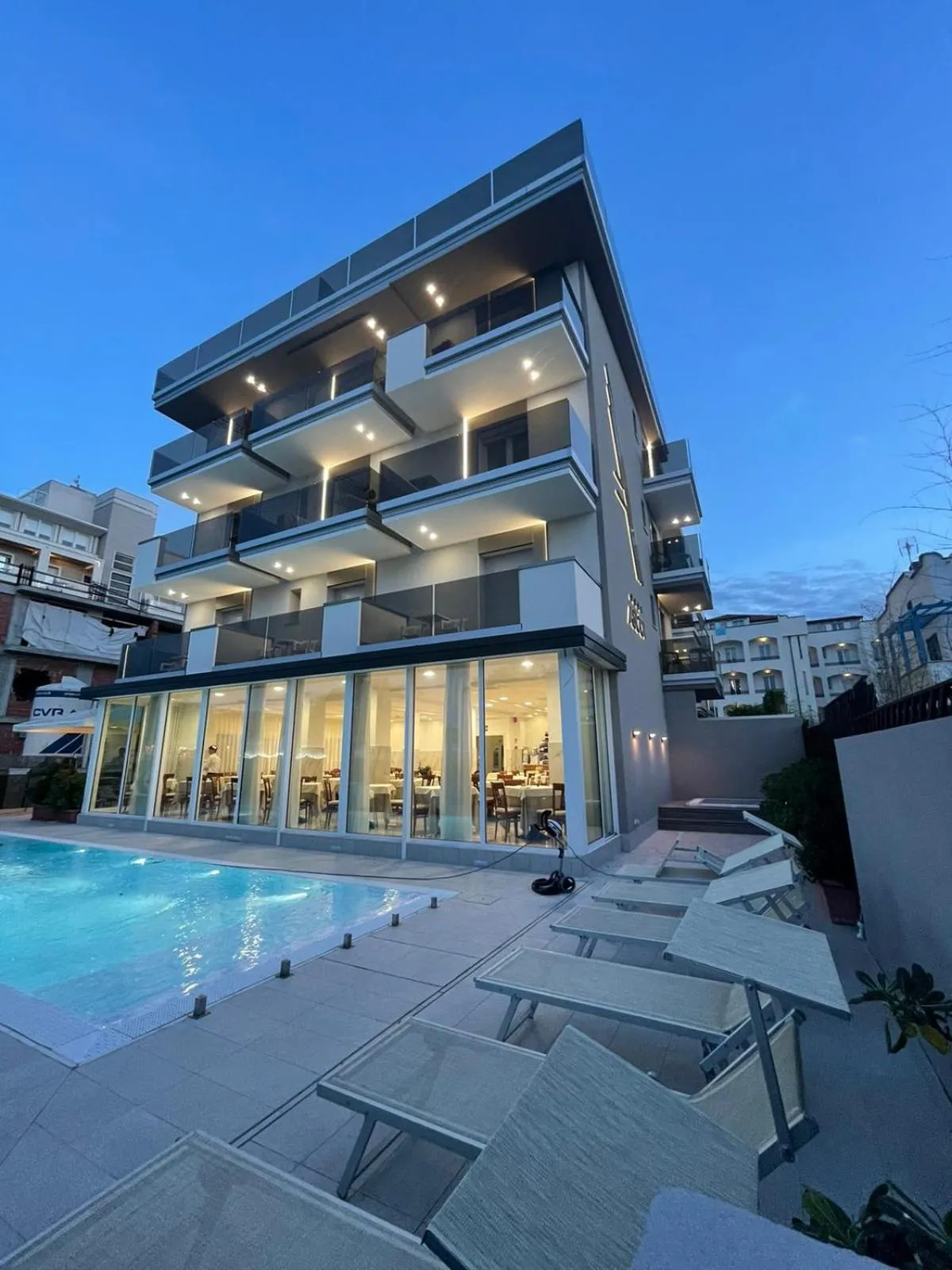 Property building in Hotel Ascot Riccione