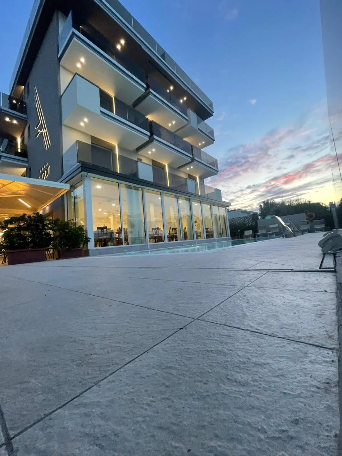 Property building in Hotel Ascot Riccione