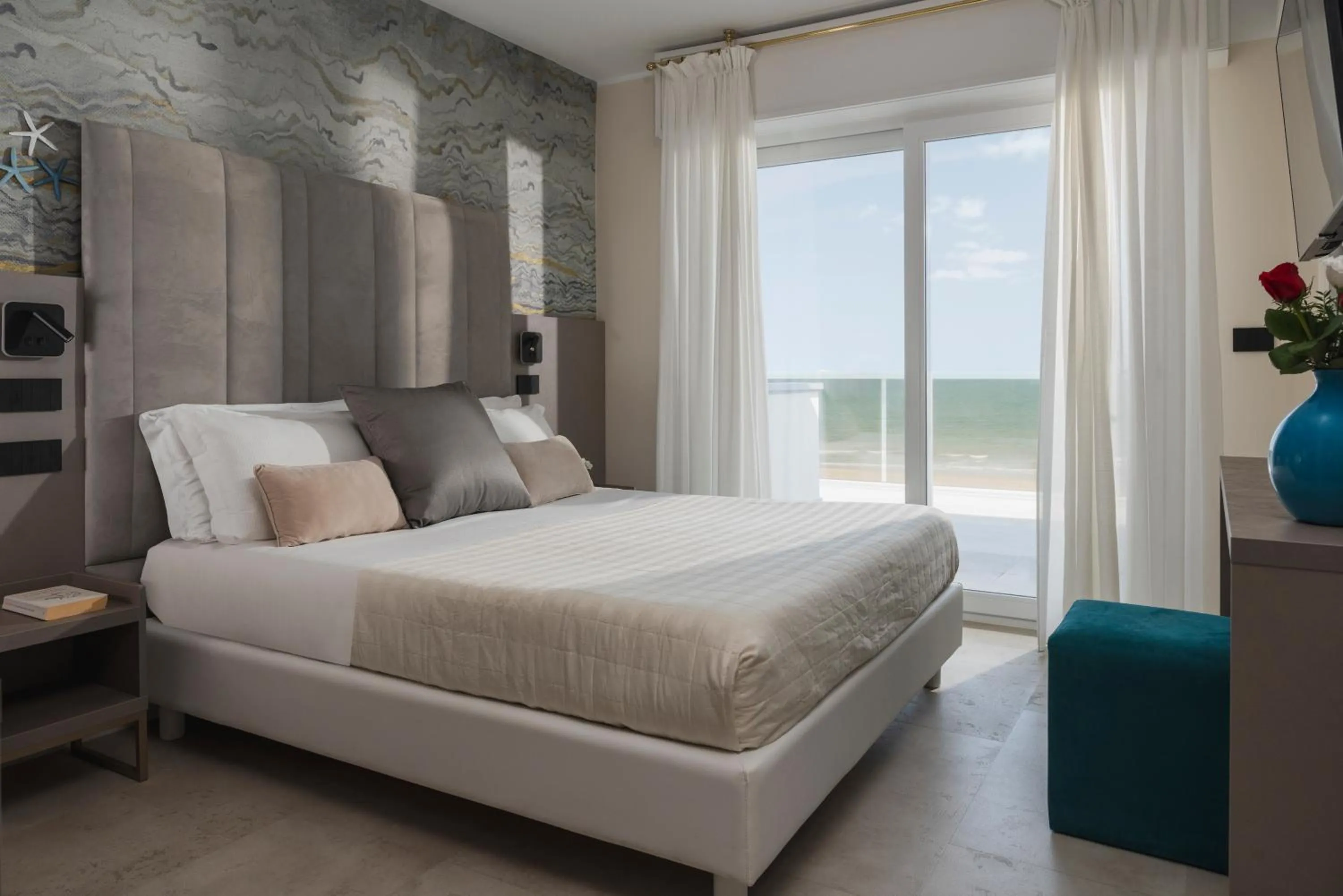 Bed in Hotel Ascot Riccione