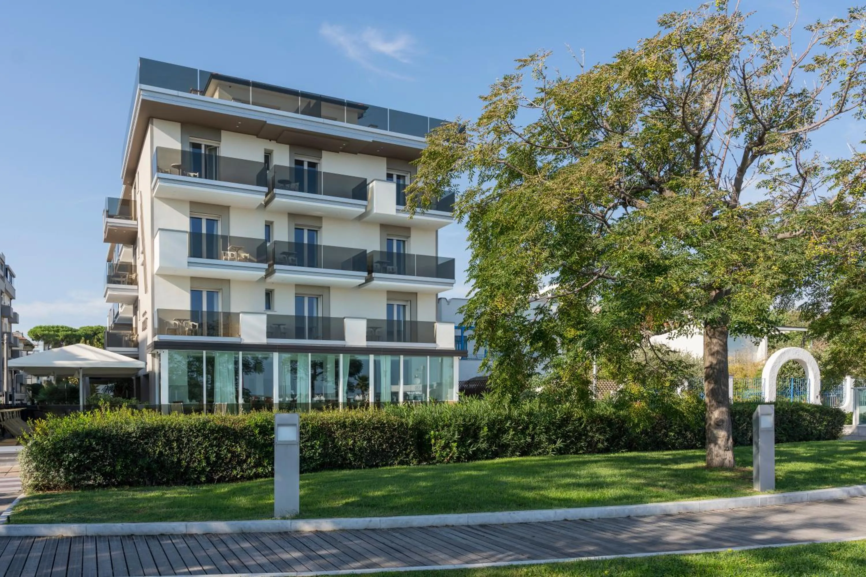 Property building in Hotel Ascot Riccione