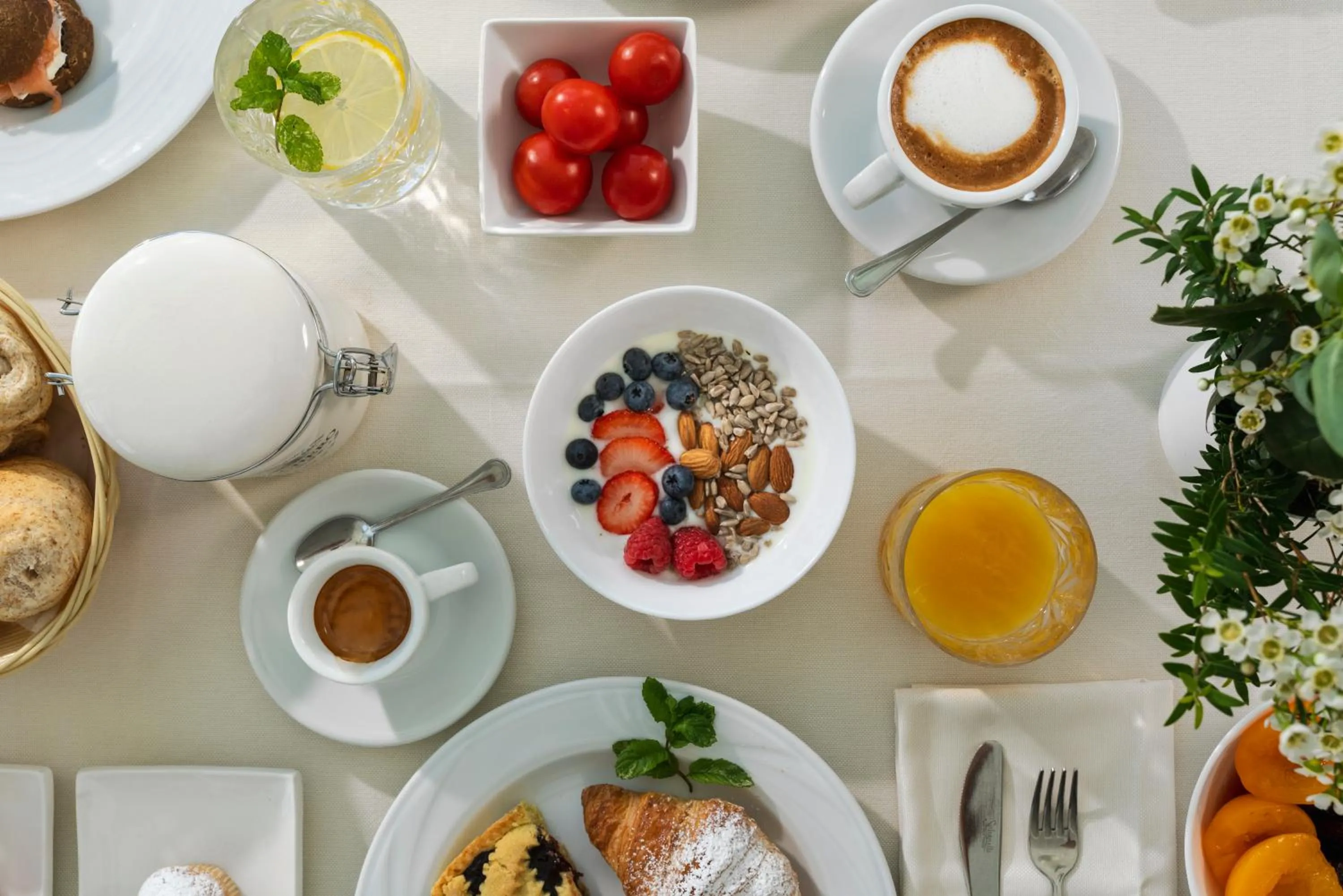 Food and drinks in Hotel Ascot Riccione