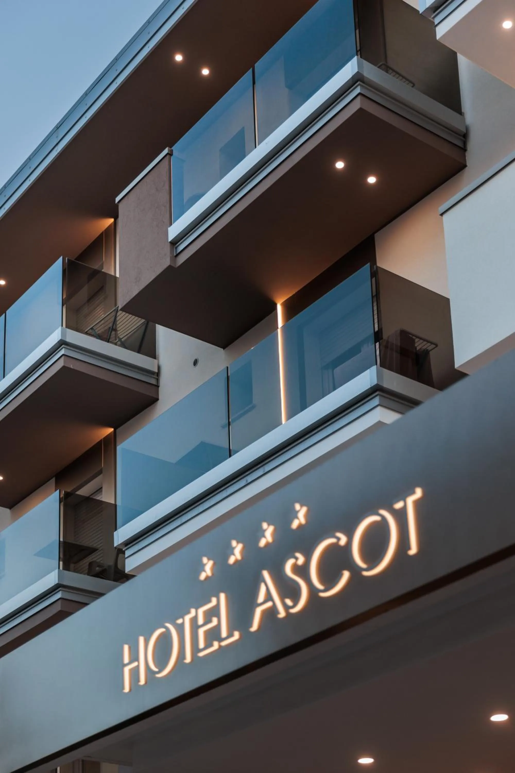 Property building in Hotel Ascot Riccione