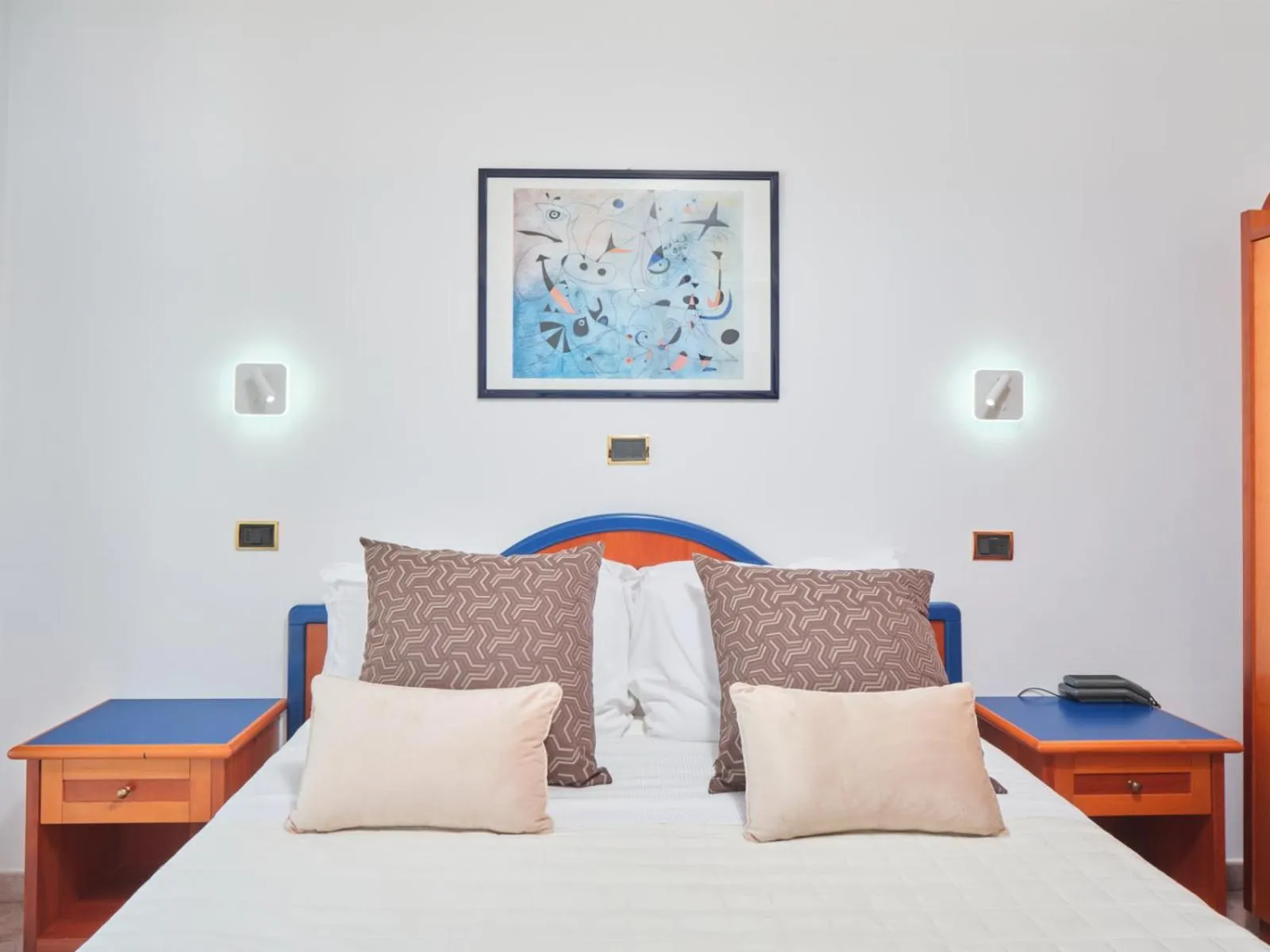 Bed in Hotel Ascot Riccione