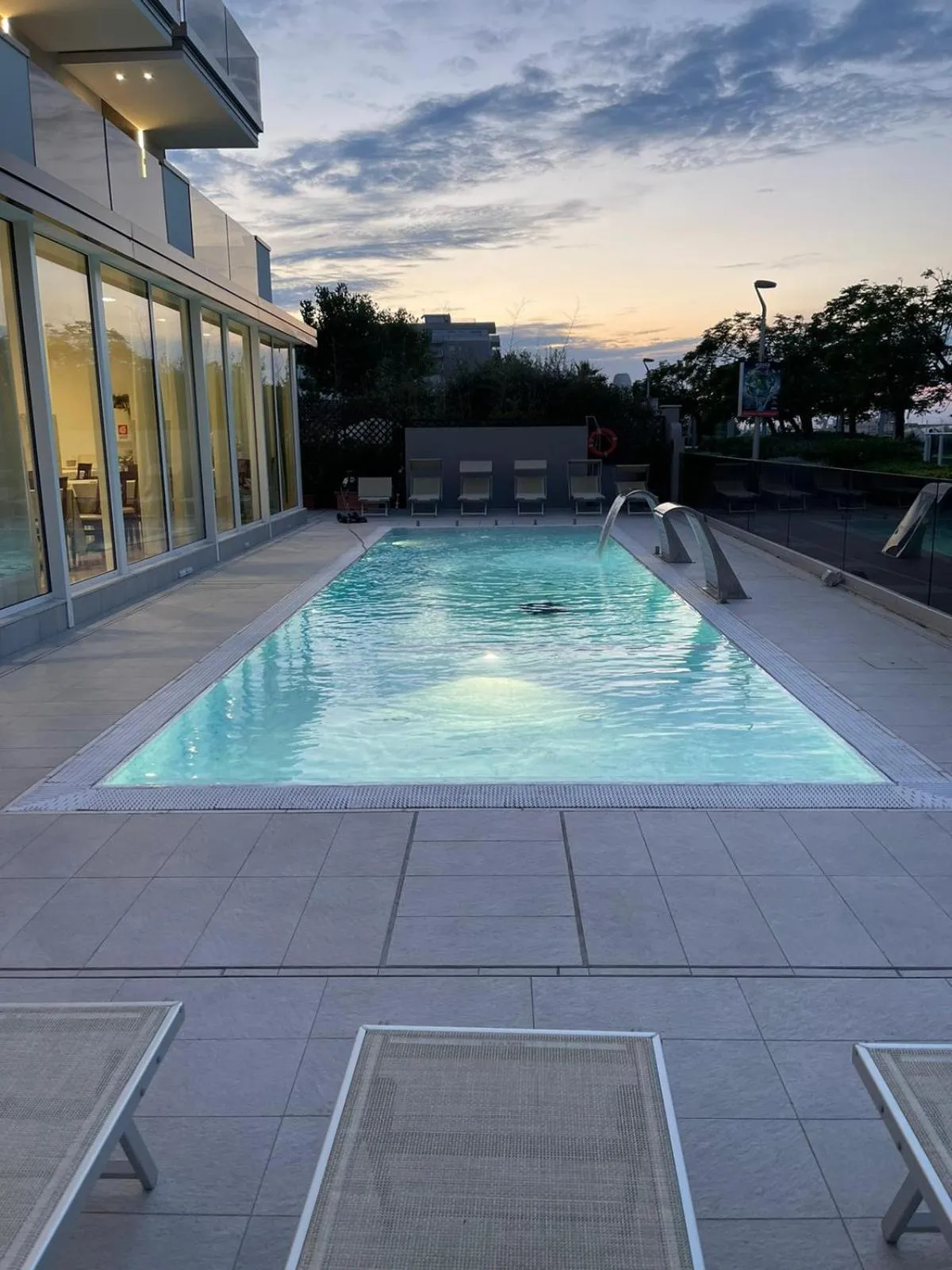 Swimming pool in Hotel Ascot Riccione