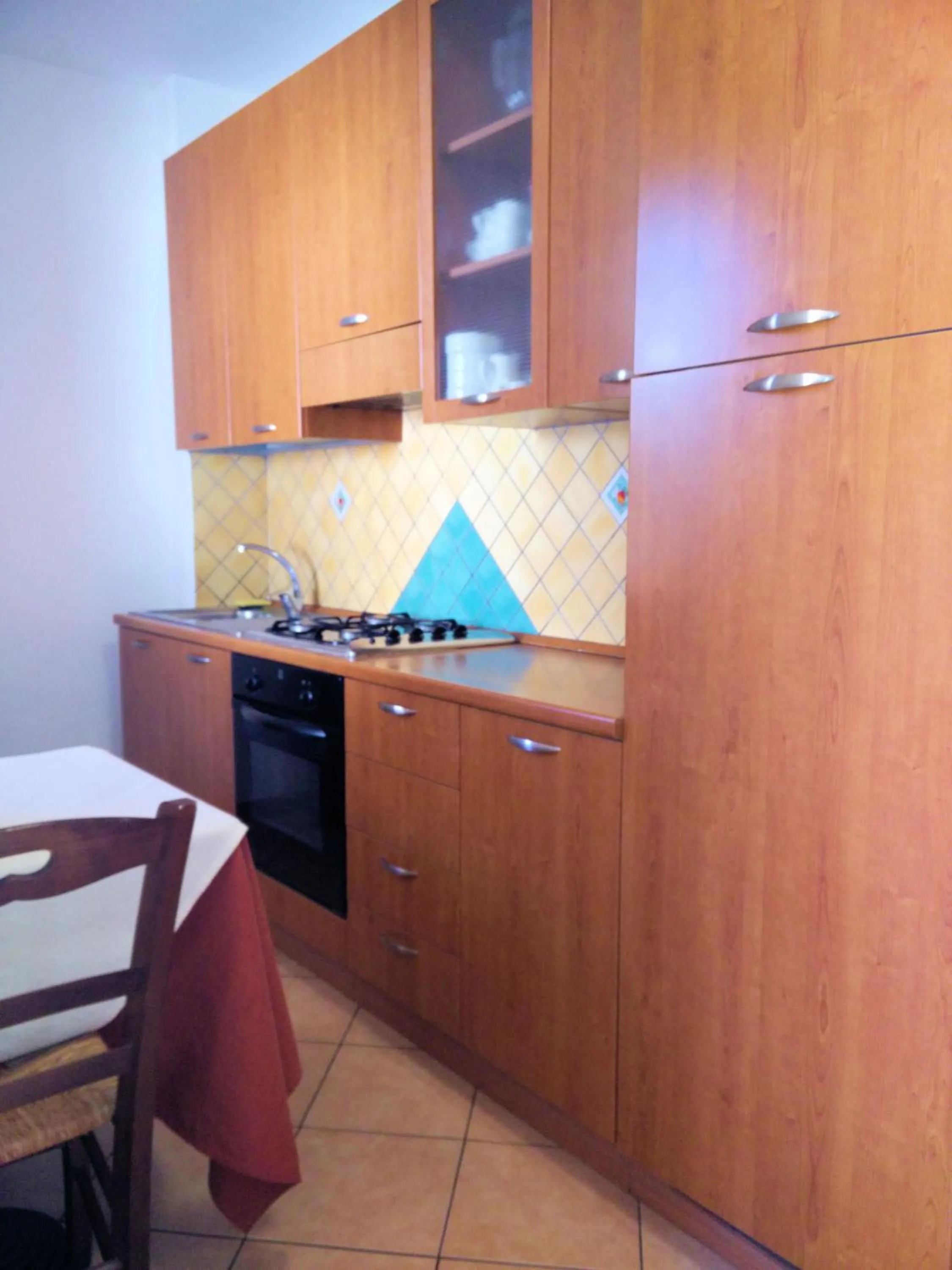 Communal kitchen in Locanda Scirocco