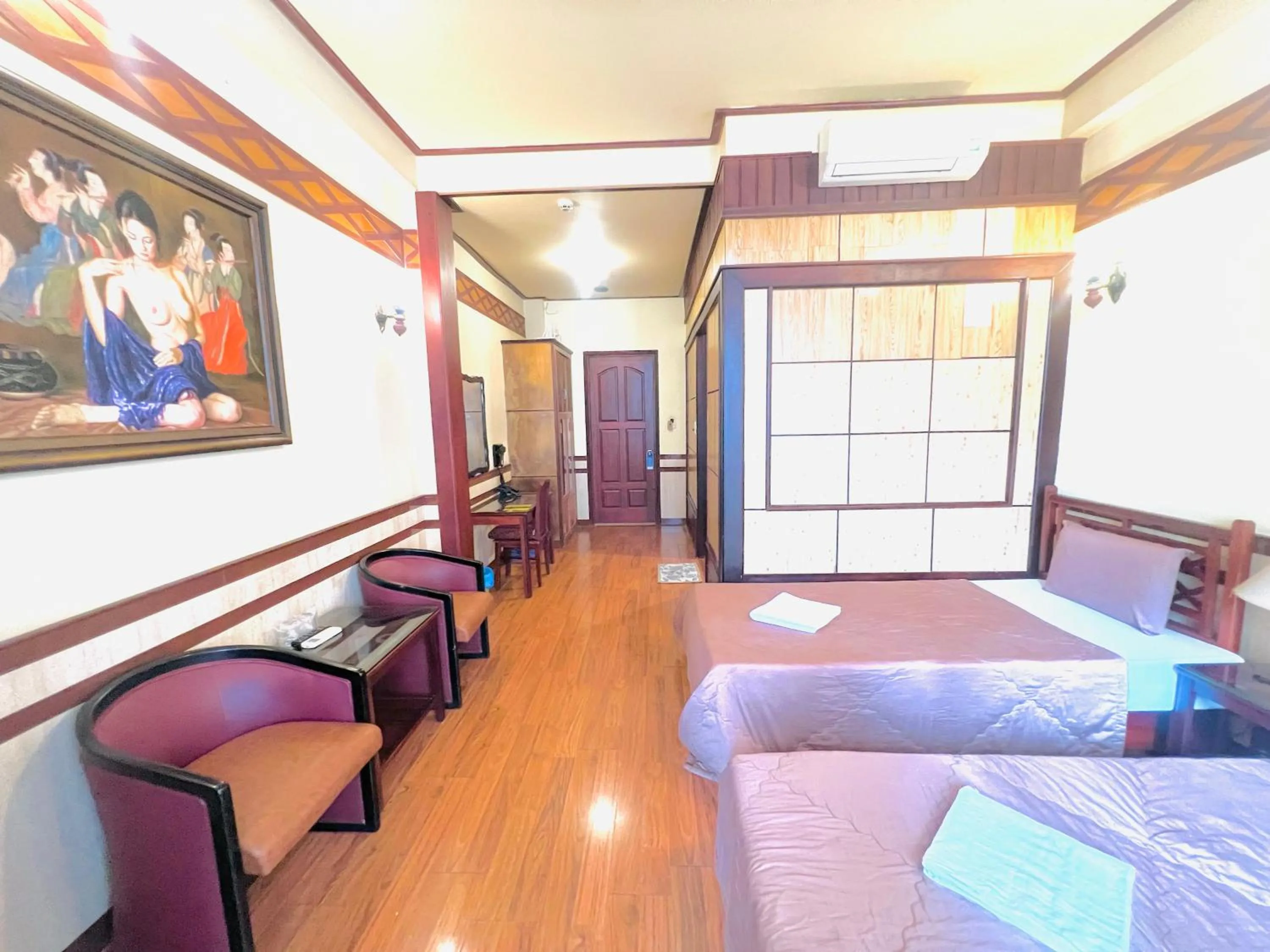 Bed in Bi Saigon Hotel