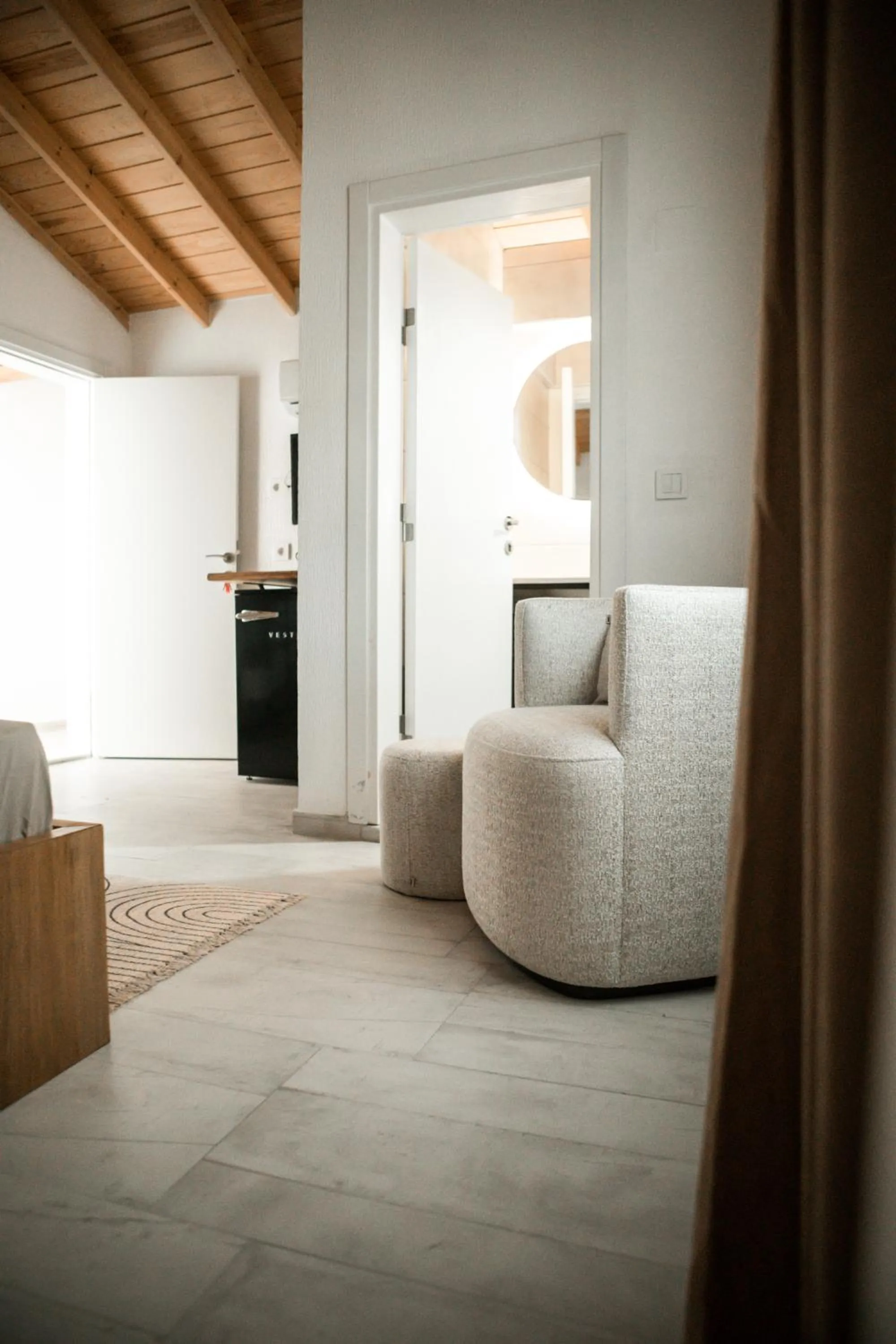 Seating area in Molo Urla