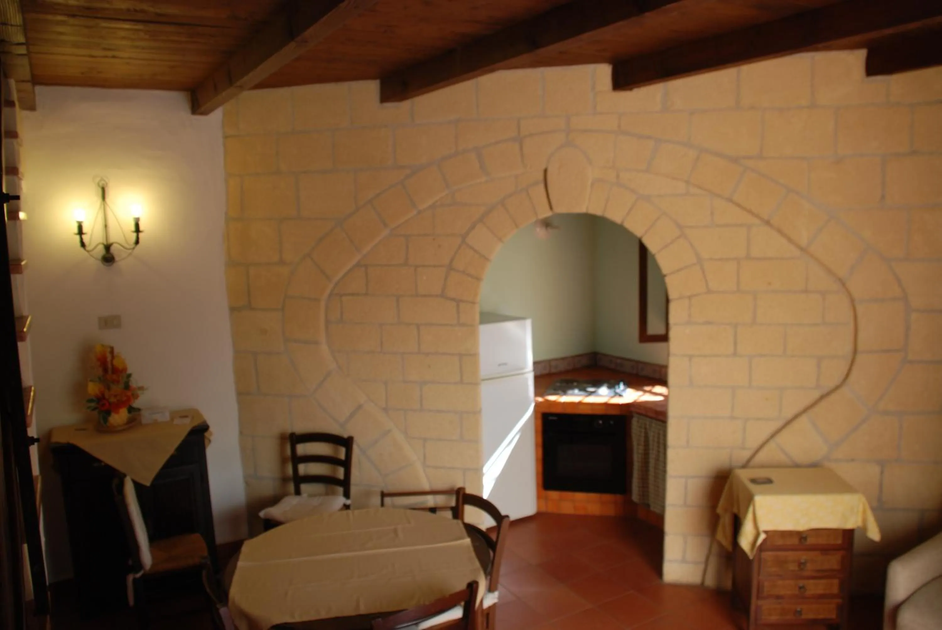 Kitchen or kitchenette in Agriturismo Villa Cefalà