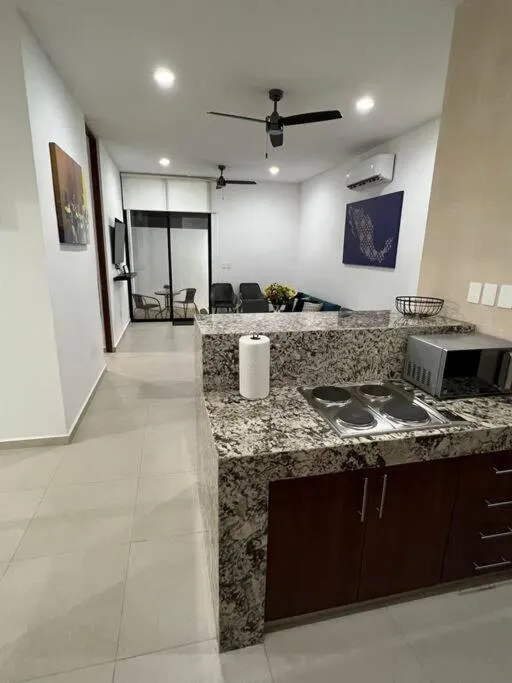 New & beautiful apartment GF with private pool
