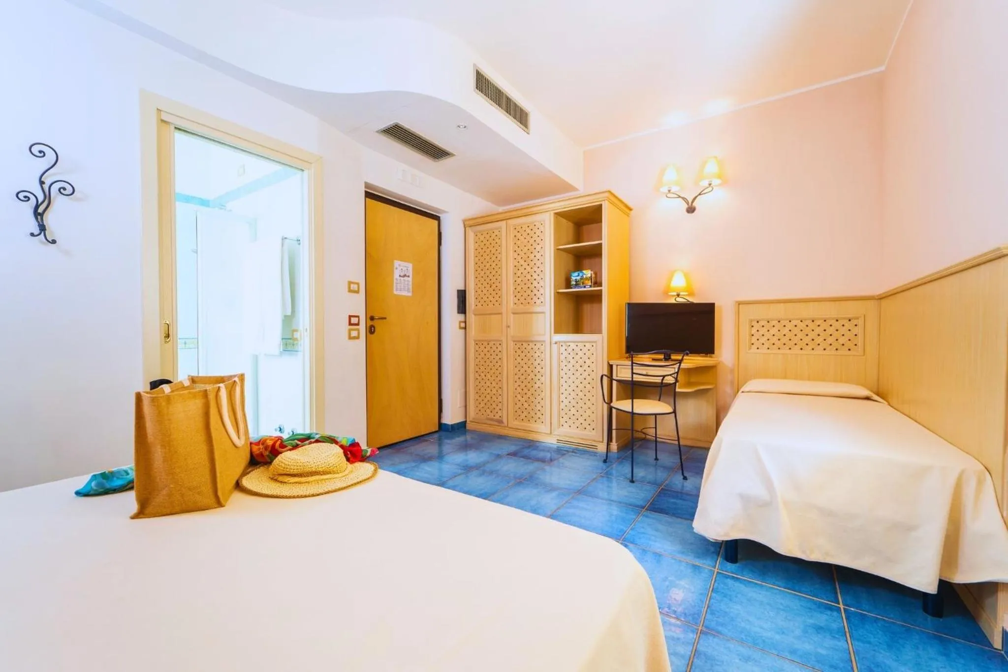 Bed in Hotel Ipomea Club