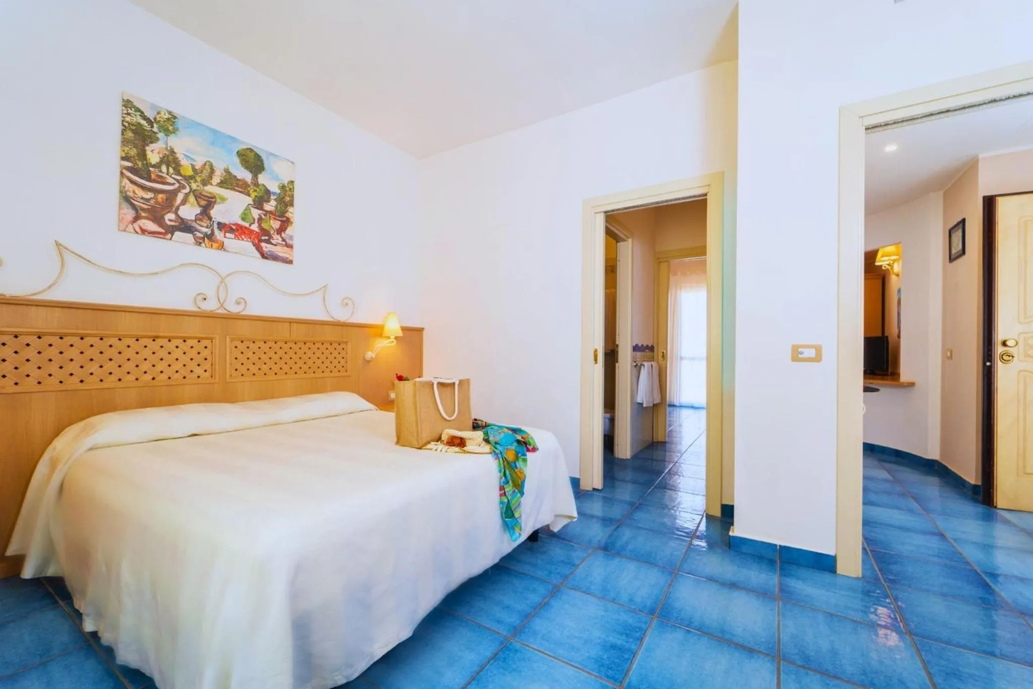 Bed in Hotel Ipomea Club