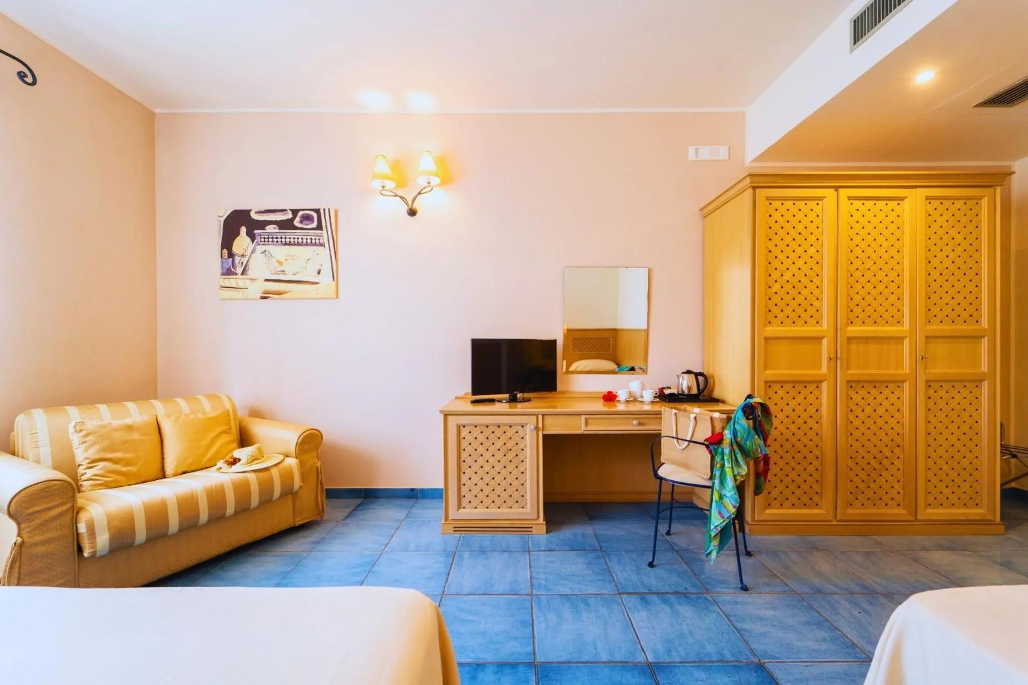 Bed in Hotel Ipomea Club