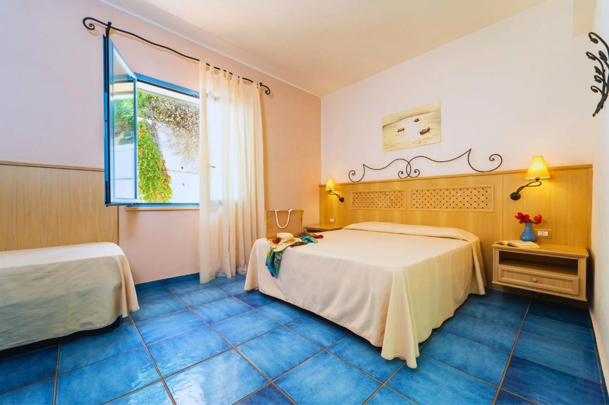 Bed in Hotel Ipomea Club