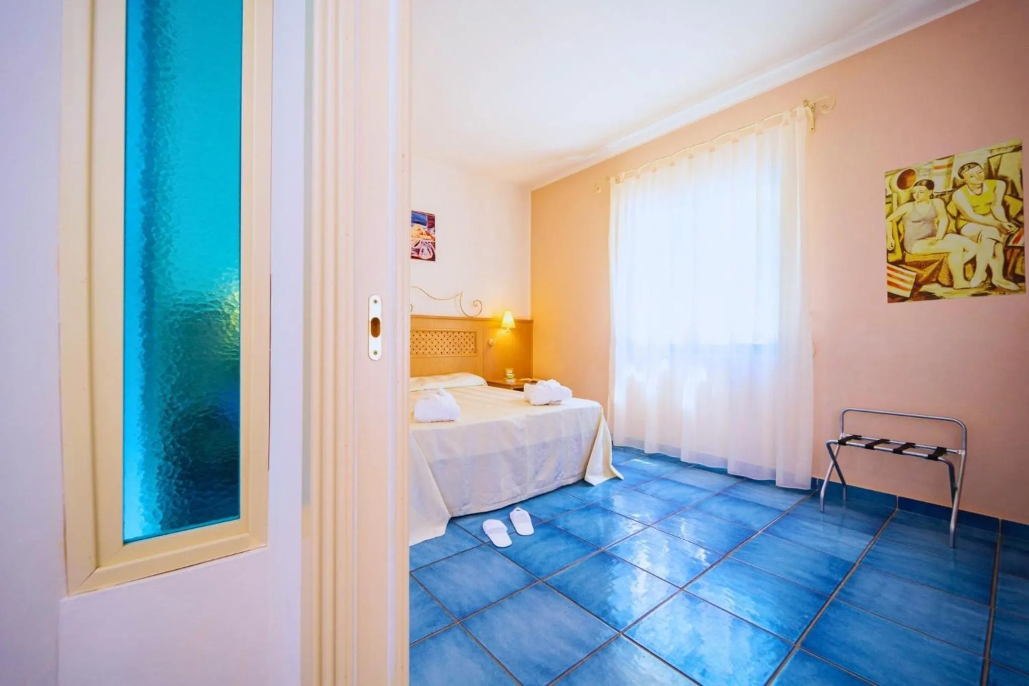 Bed in Hotel Ipomea Club