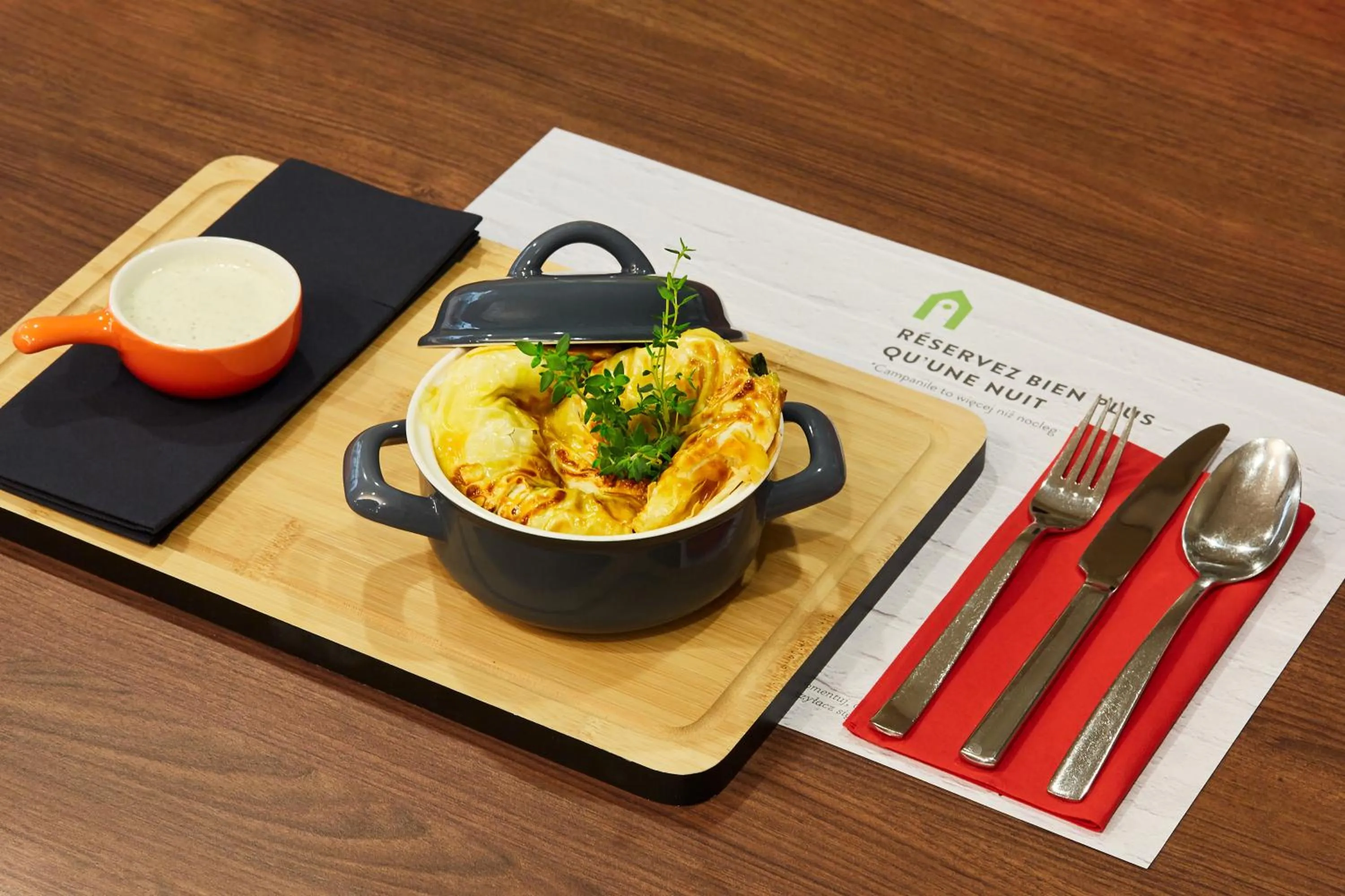 Food close-up in Campanile Łódź