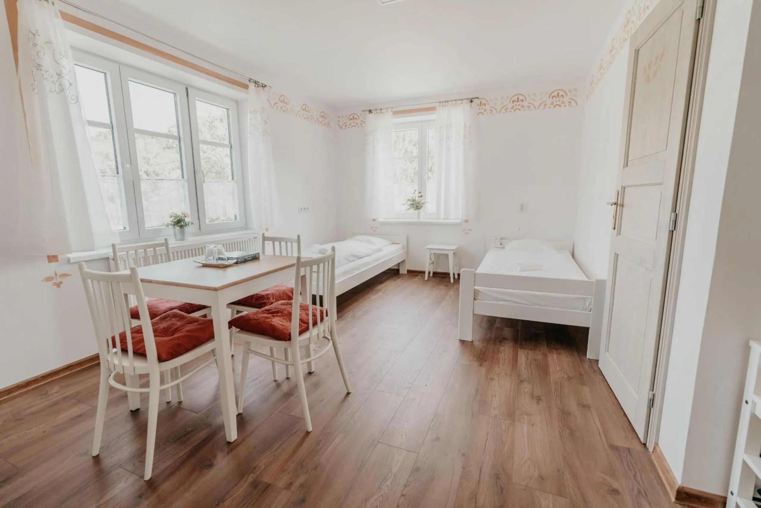 Quadruple Room with Private Bathroom in Penzion Račí údolí