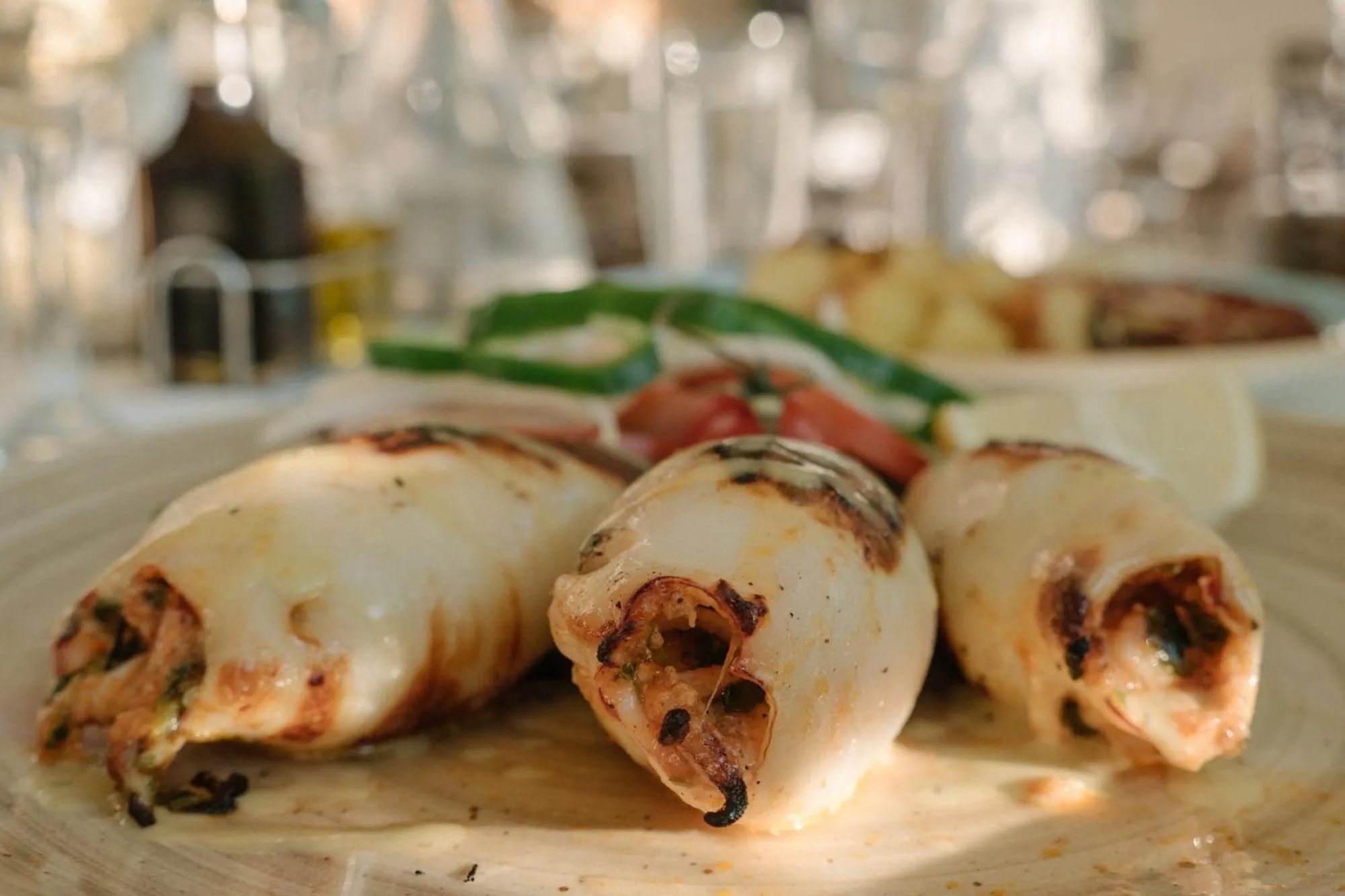 Food and drinks in Sebastian's - Agios Gordios Beach