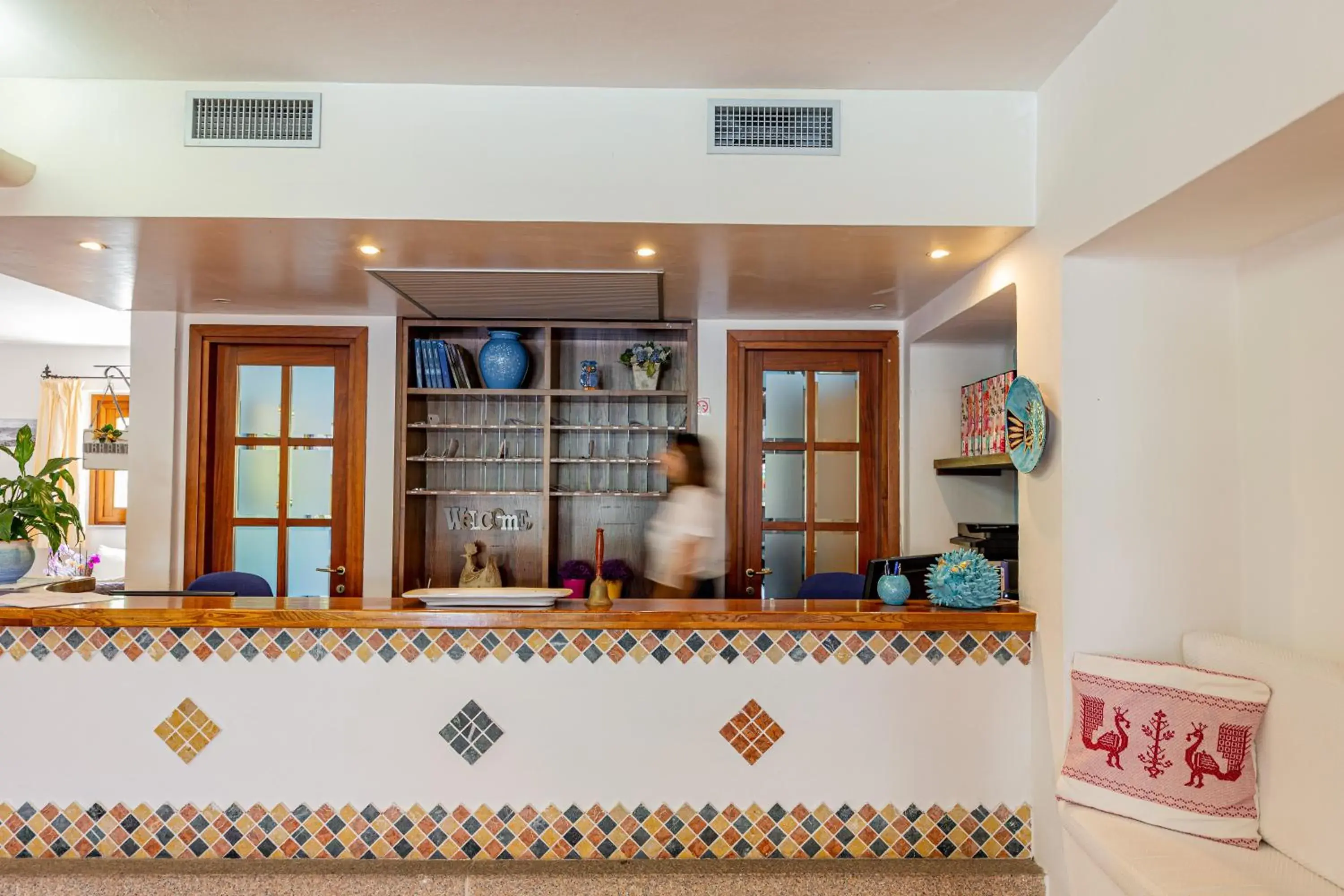 Lobby or reception in LH Hotel La Funtana Lobby or reception in LH Hotel La Funtana