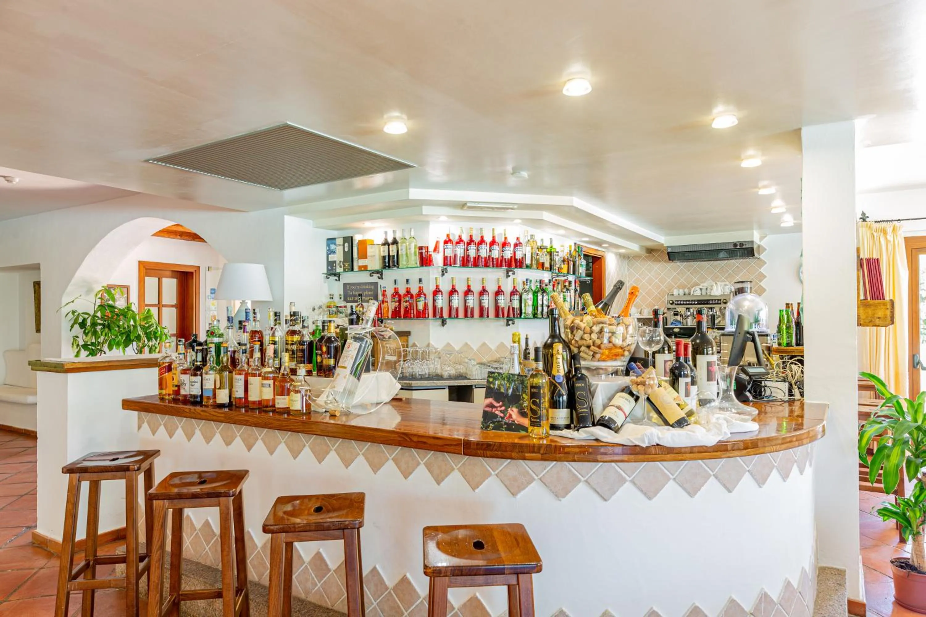 Lounge or bar in LH Hotel La Funtana