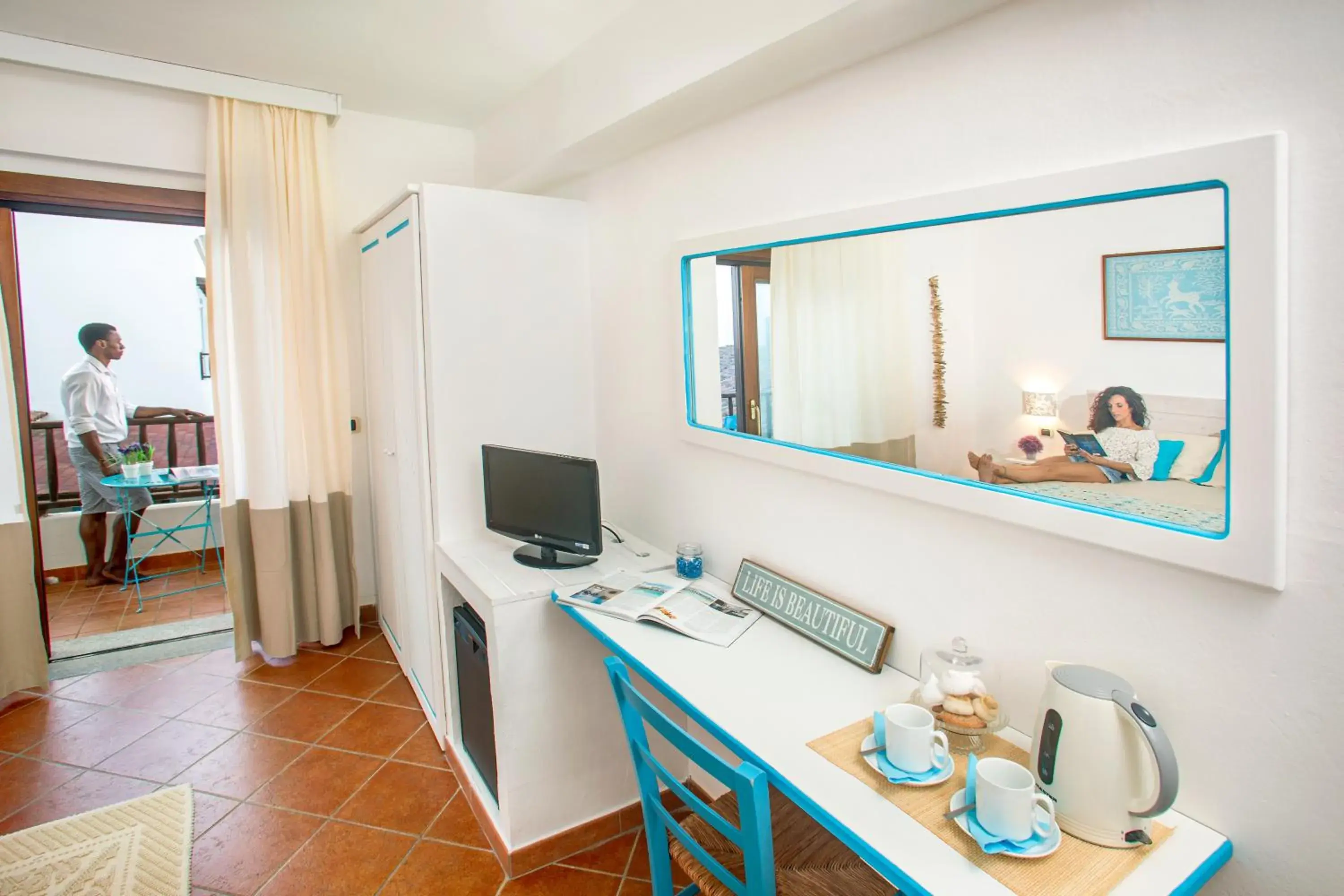 Junior Suite with Balcony Pool View in LH Hotel La Funtana Junior Suite with Balcony Pool View in LH Hotel La Funtana