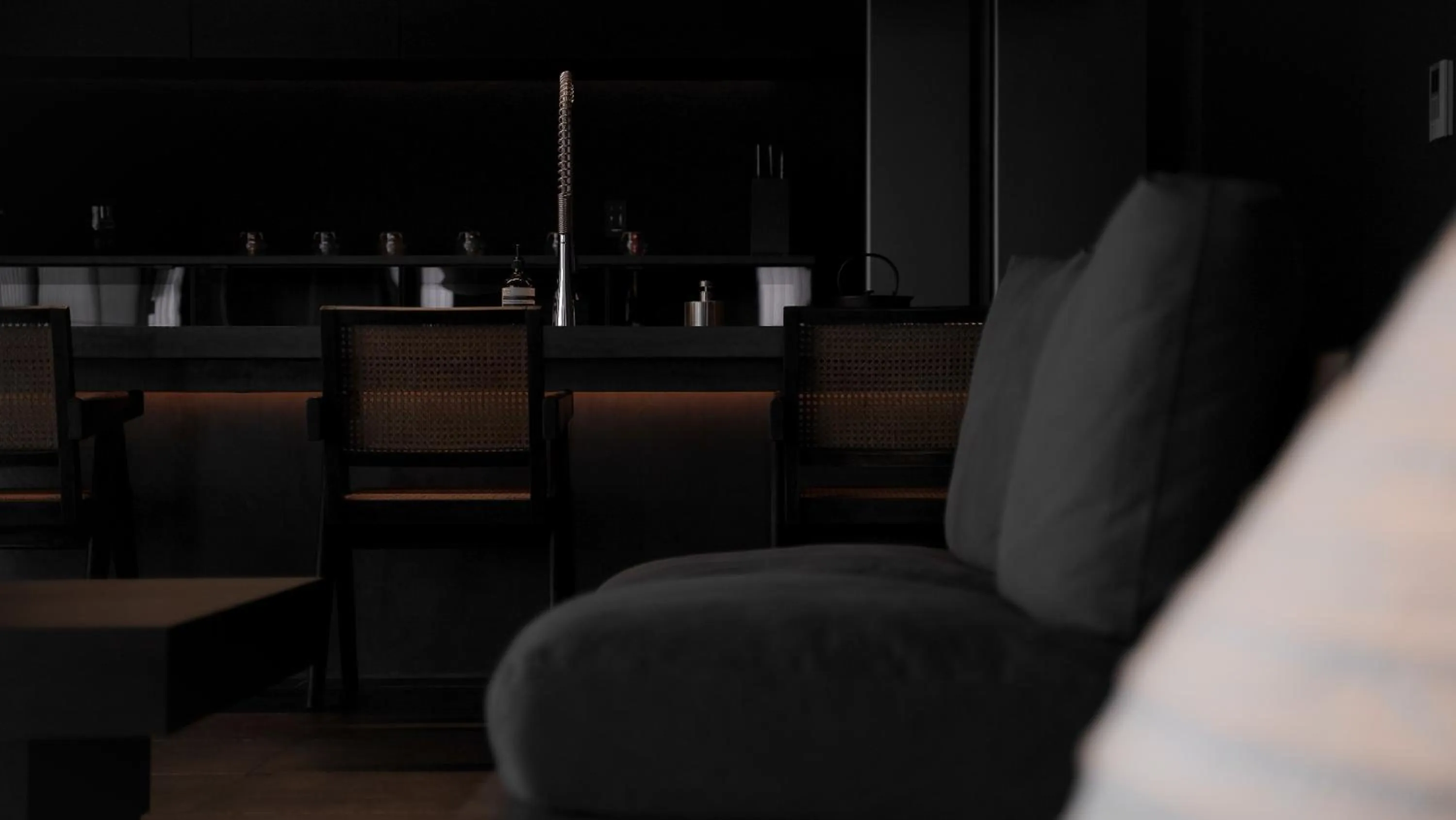 Living room in deigo ISHIGAKI ｜沖縄石垣島の一棟貸し別荘［泥娯］