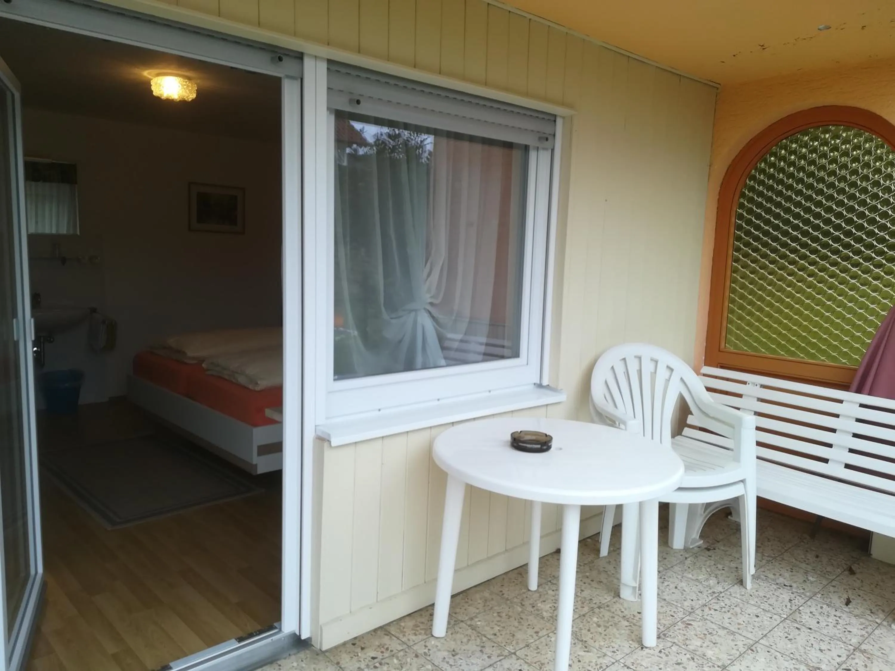 Balcony/Terrace, Bed in Landhaus Irma