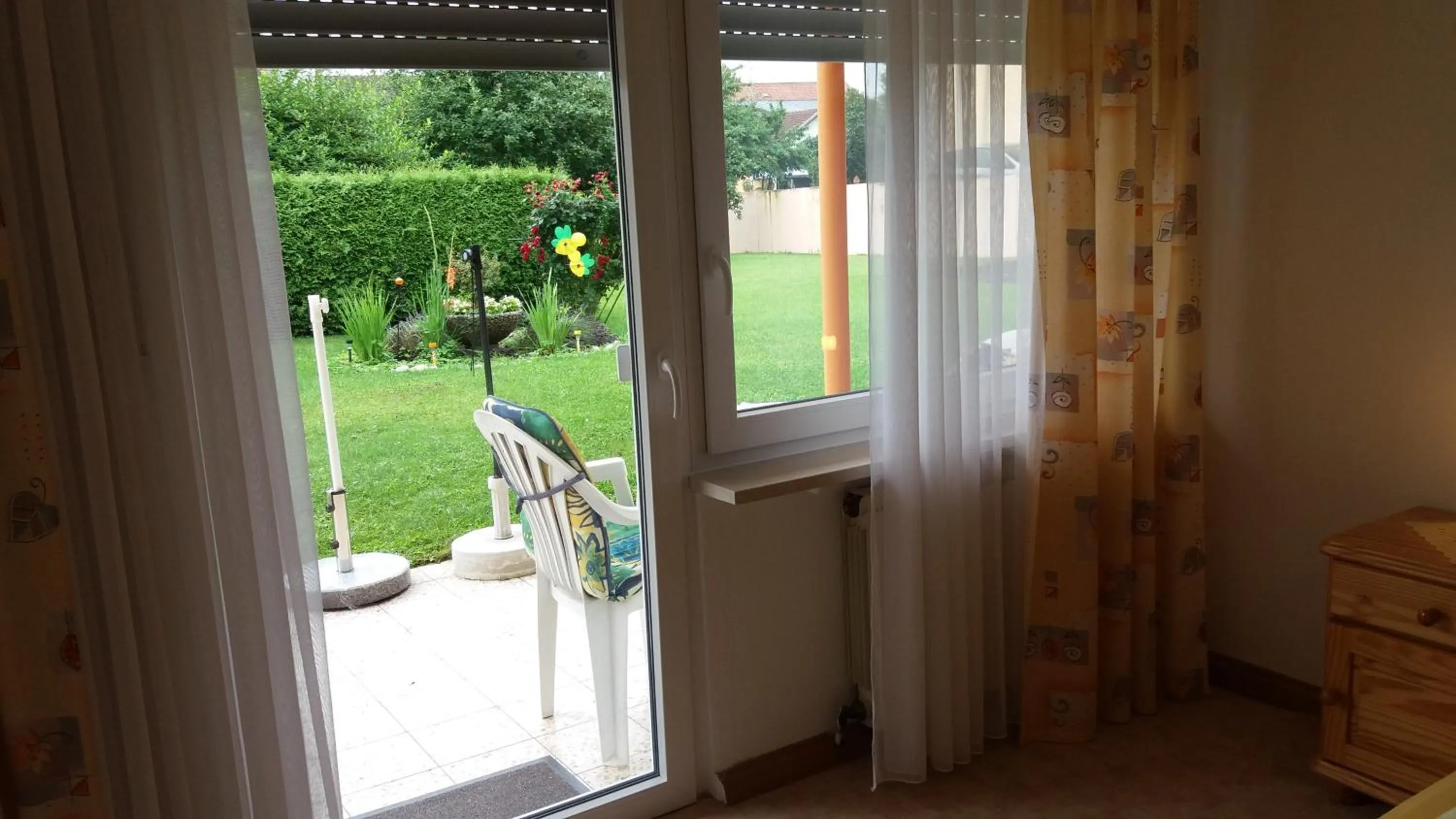 Garden view in Landhaus Irma