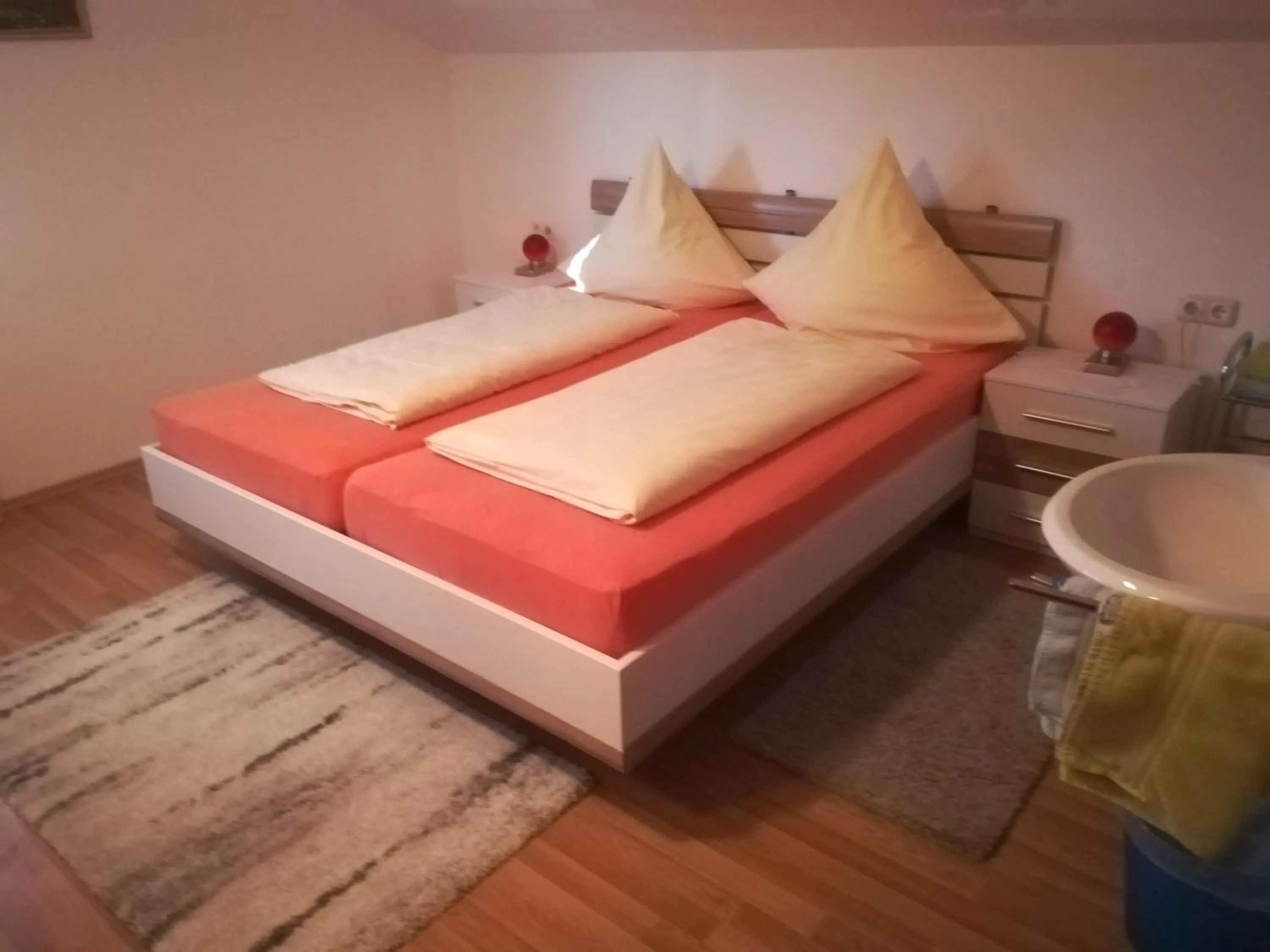 Photo of the whole room, Bed in Landhaus Irma