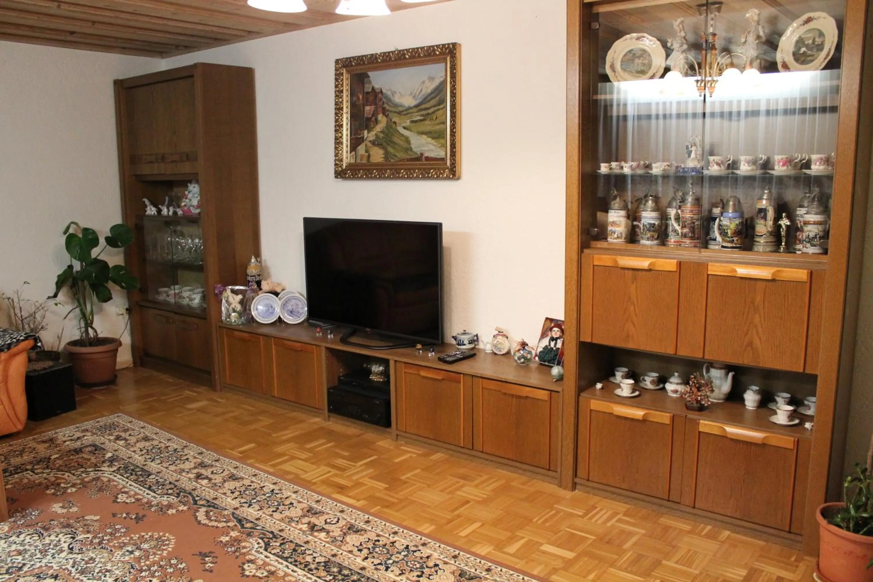 Communal lounge/ TV room in Landhaus Irma
