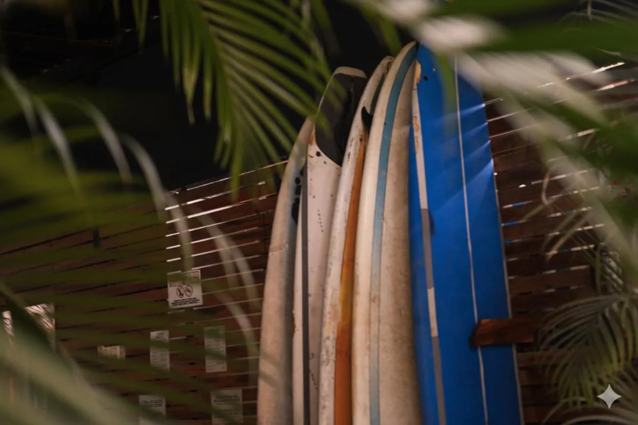 Double Room with Private Bathroom in Refugio Surf Lodge
