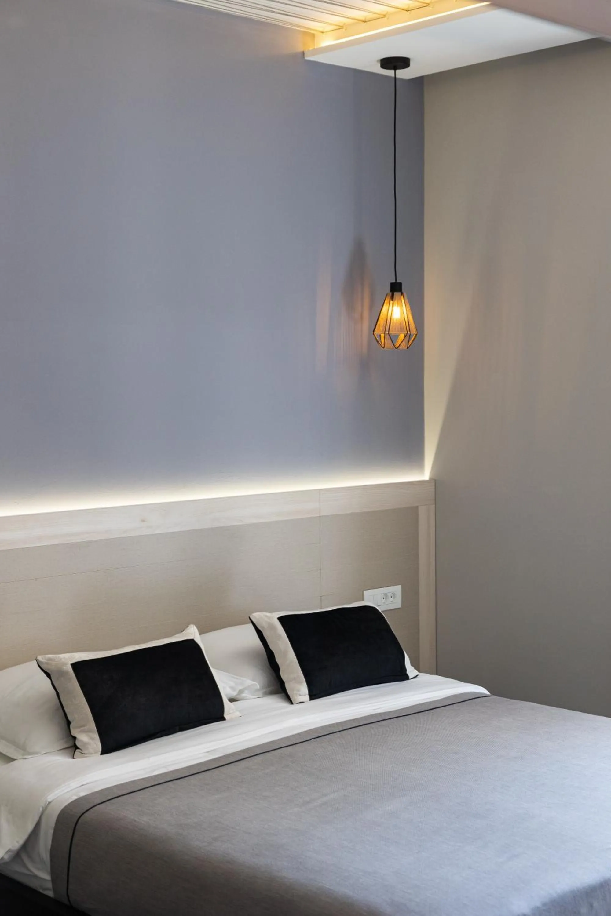 Bedroom, Bed in Apartments and Rooms Lejletul