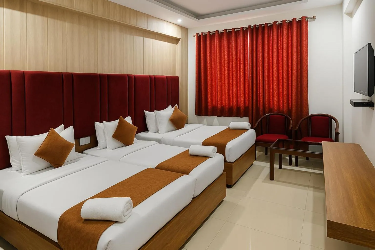 Bed in HOTEL Grand JAGDISH RESIDENCY