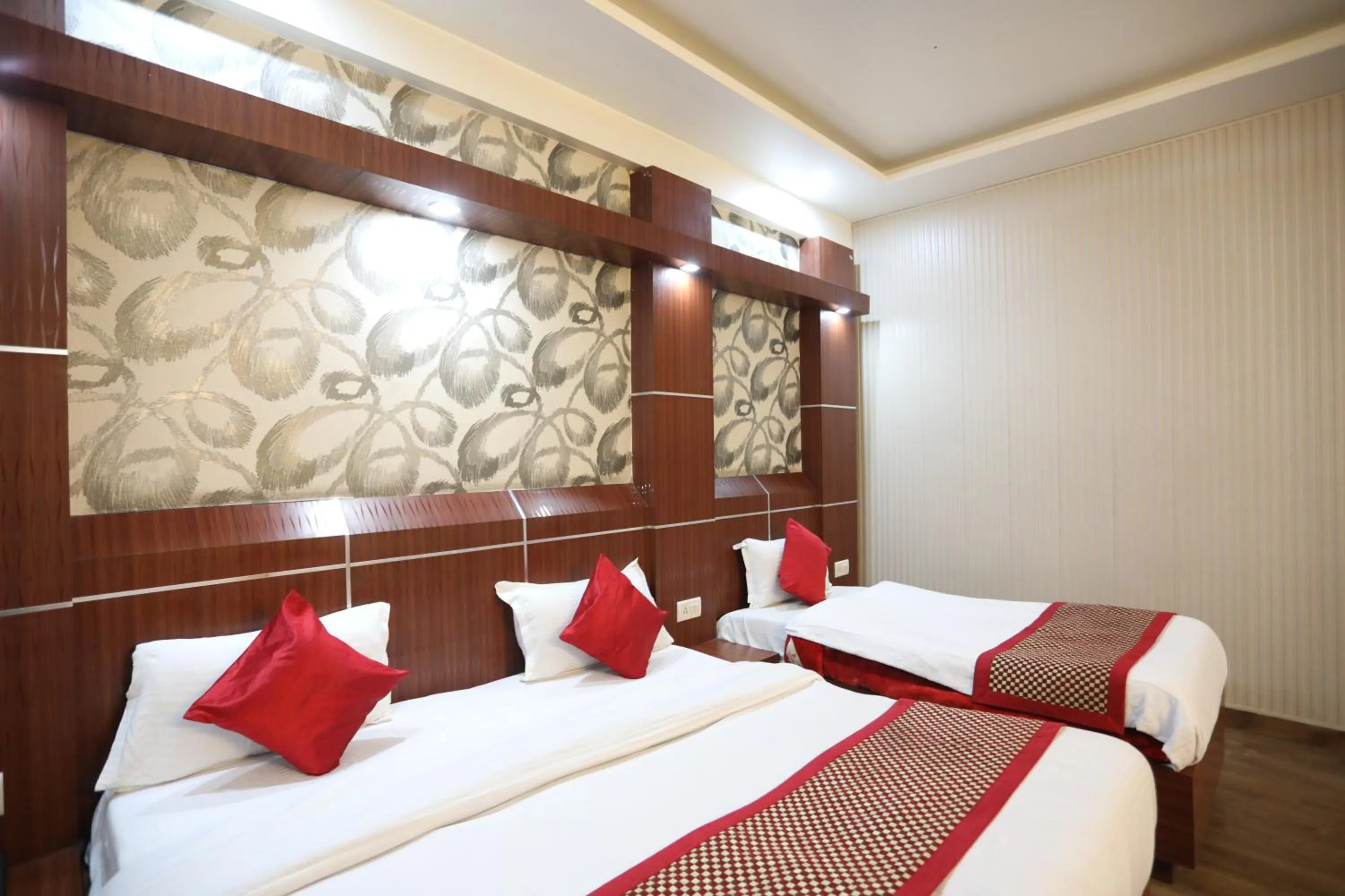 Photo of the whole room, Bed in HOTEL Grand JAGDISH RESIDENCY