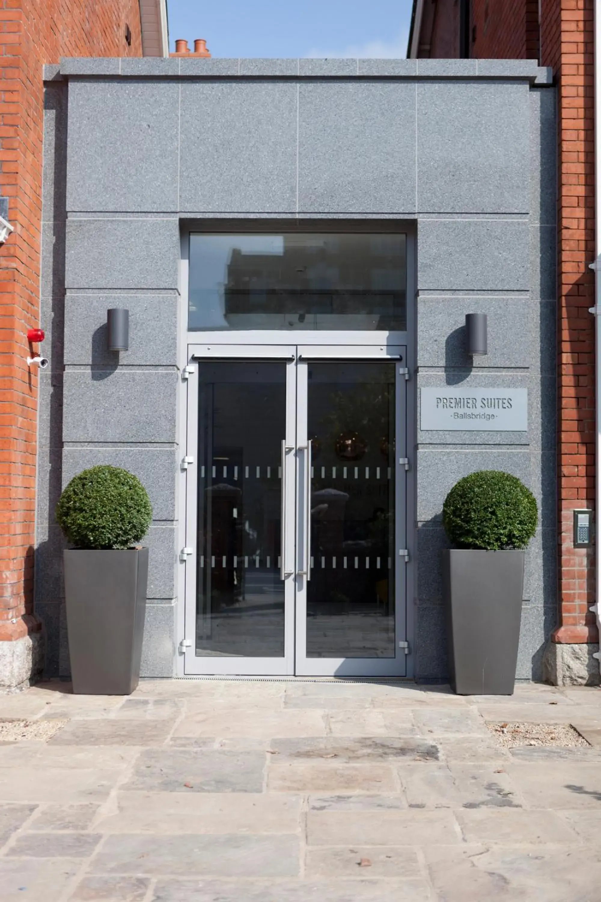 Facade/entrance in PREMIER SUITES Dublin, Ballsbridge Facade/entrance in PREMIER SUITES Dublin, Ballsbridge