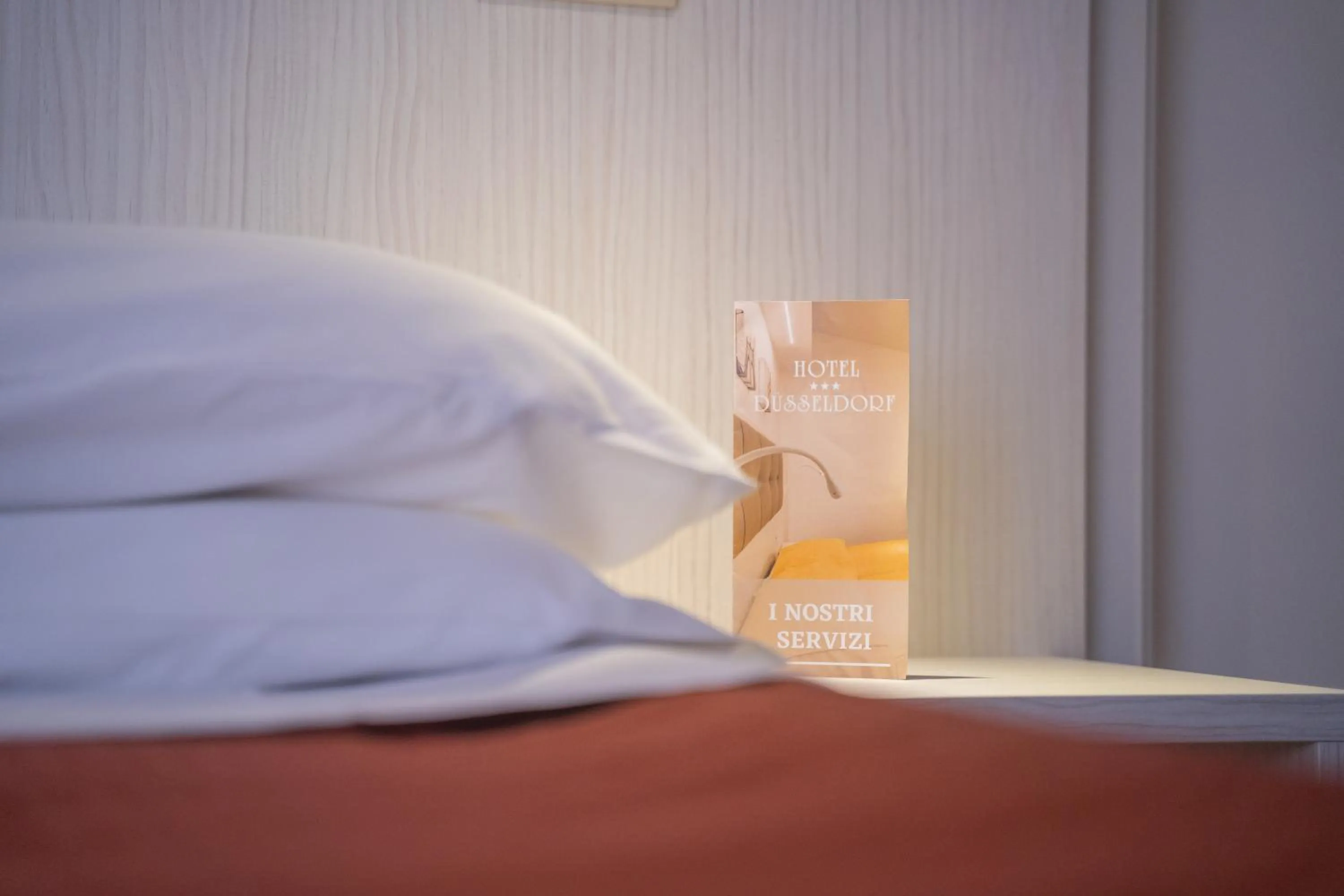 Bed in Hotel Dusseldorf