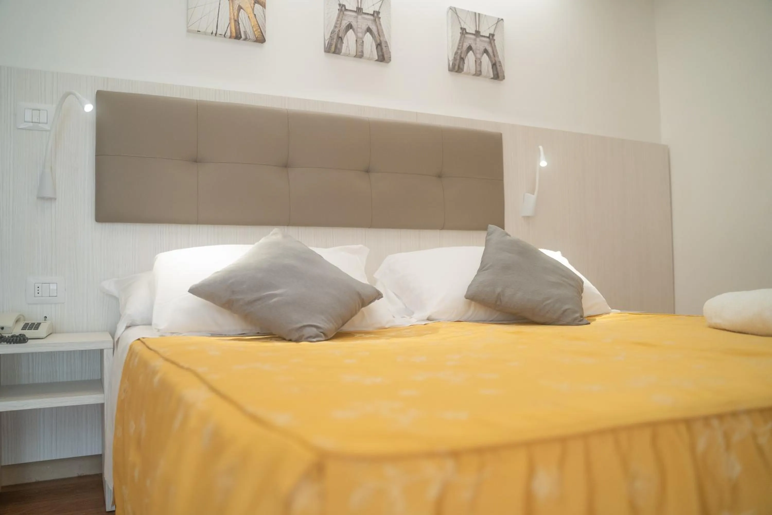 Bed in Hotel Dusseldorf